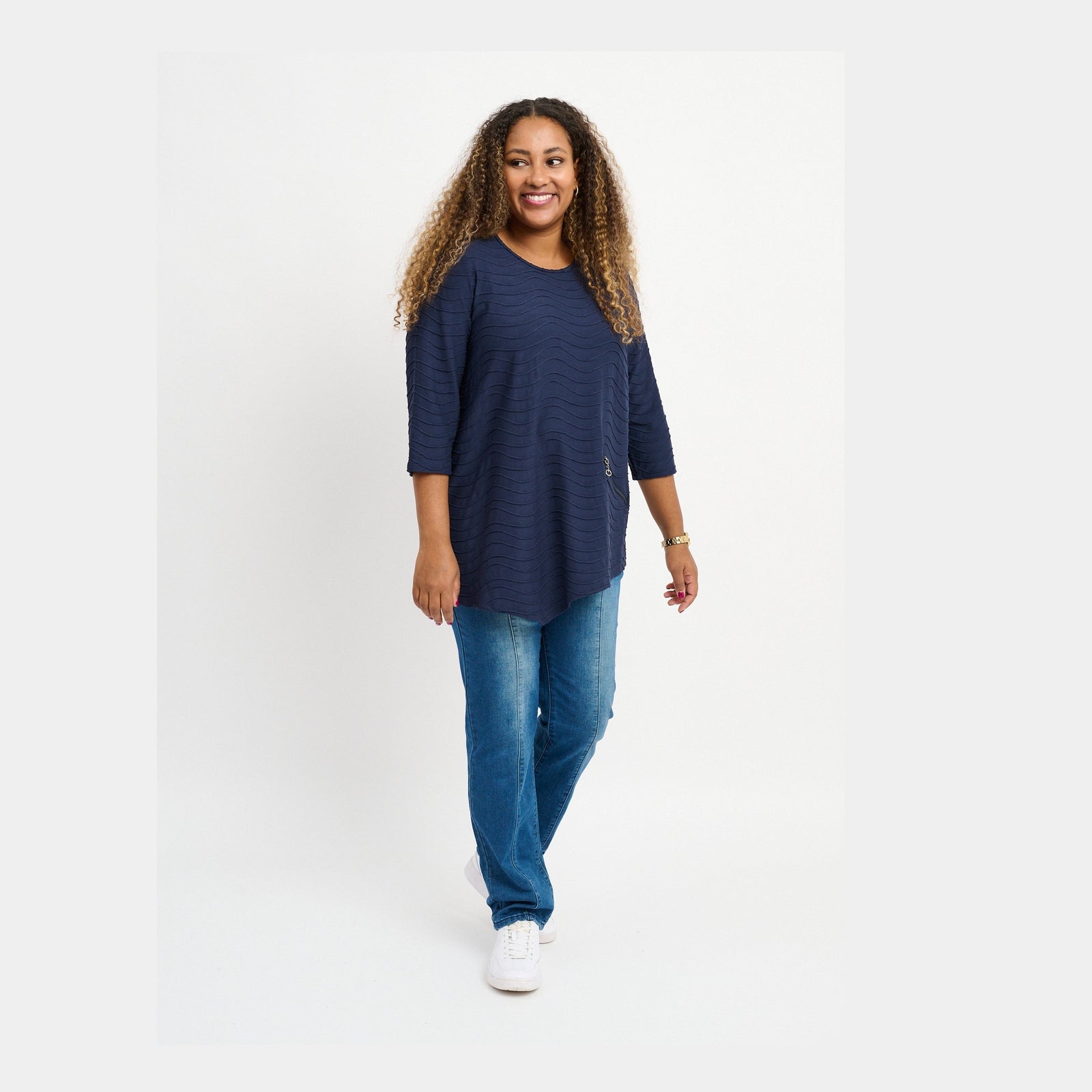 Pont Neuf PNRosalina Bluser 520 Navy