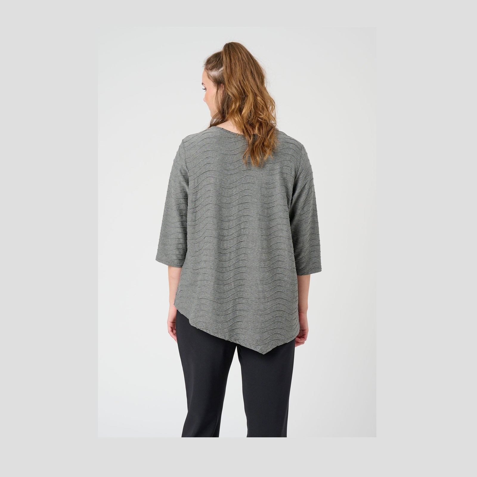 Pont Neuf PNRosalina Bluser 750 grey melange