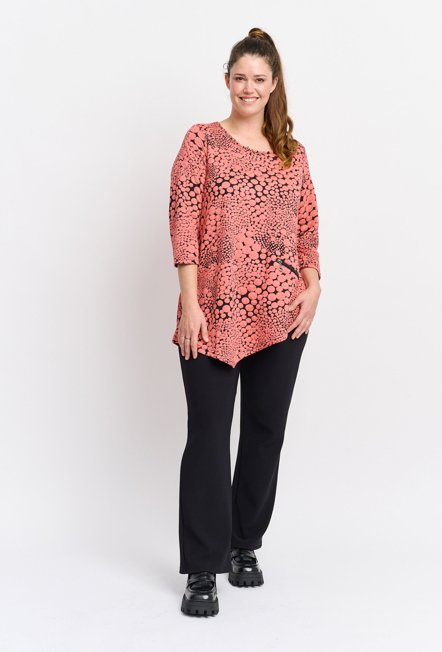 Pont Neuf PNRosalina Tunikaer 055 Coral red