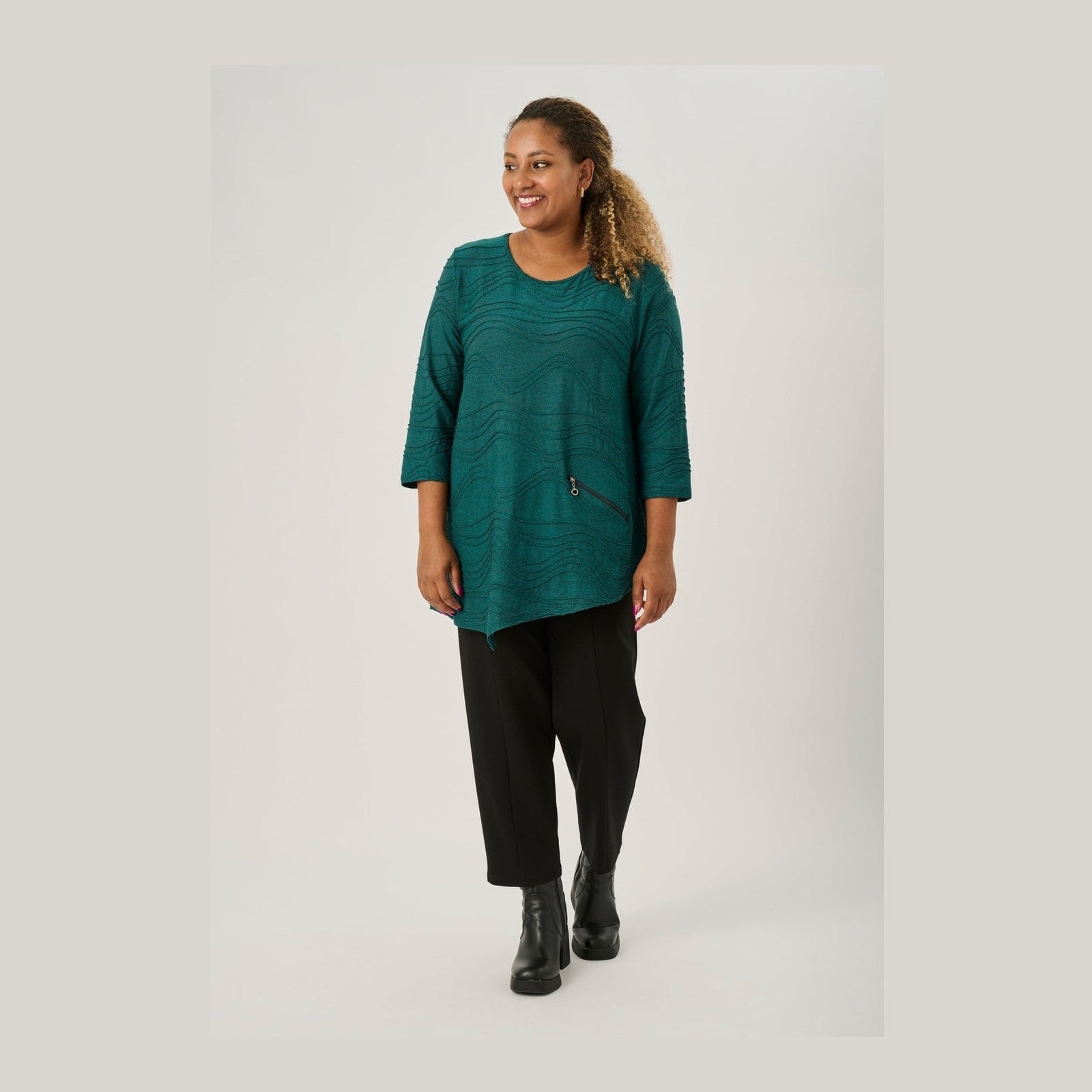 Pont Neuf PNRosalina Tunikaer 5052 Petrol Blue