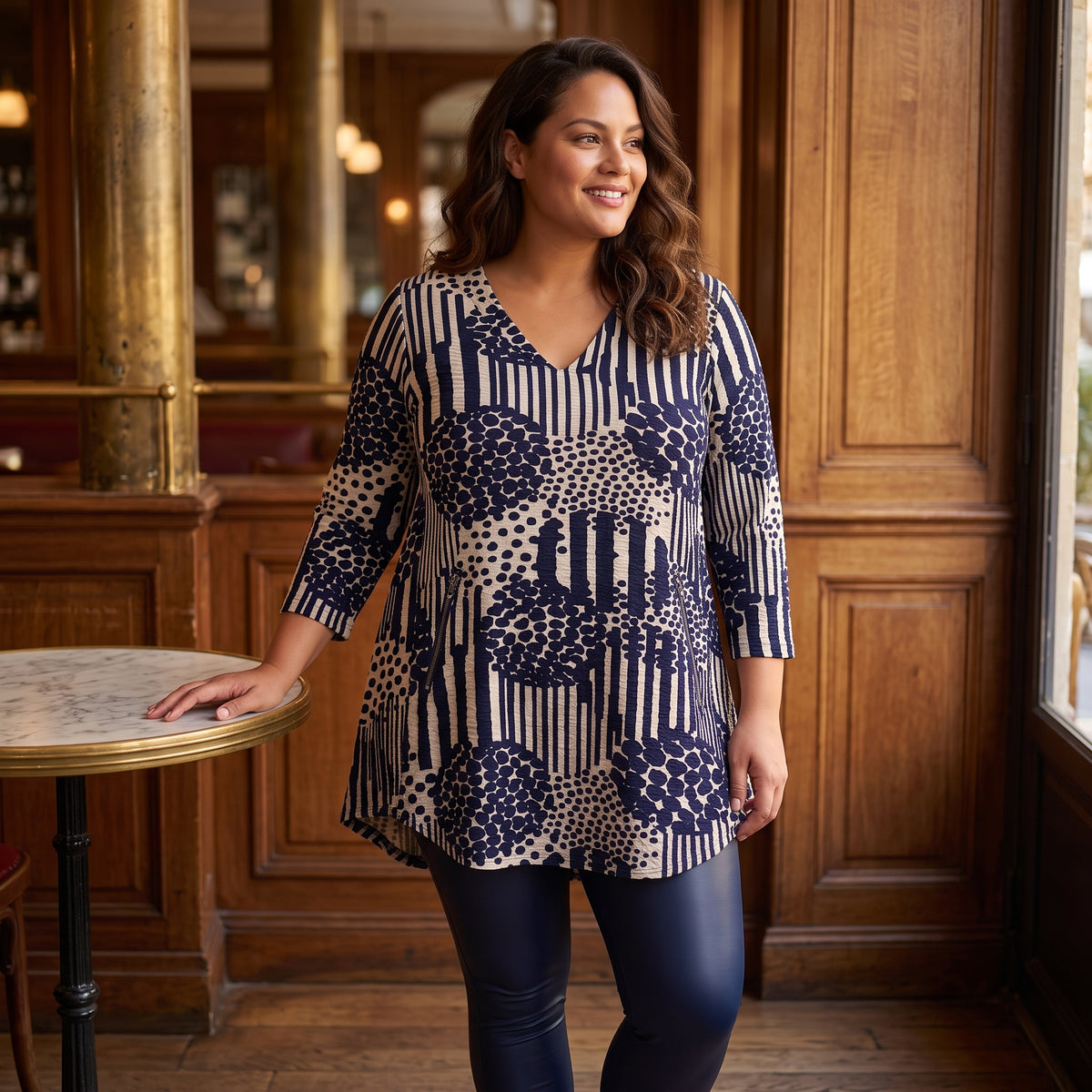 Pont Neuf PNSamia Tunikaer 5999 NAVY BLUE