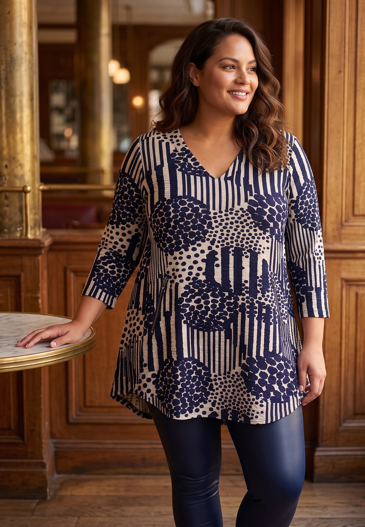 Pont Neuf PNSamia Tunikaer 5999 NAVY BLUE