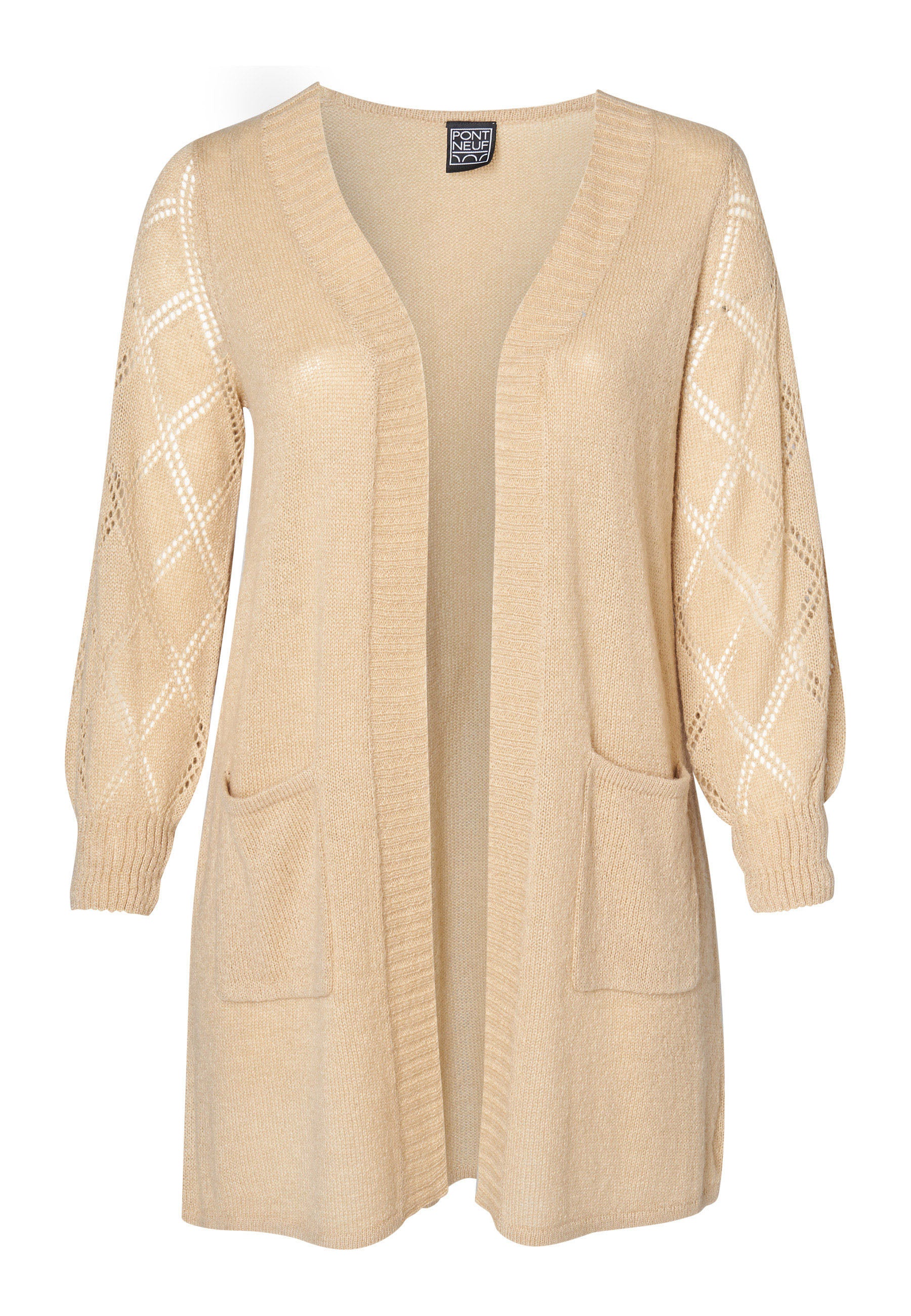Pont Neuf PNSanam Knit Cardigan 1200 SAND