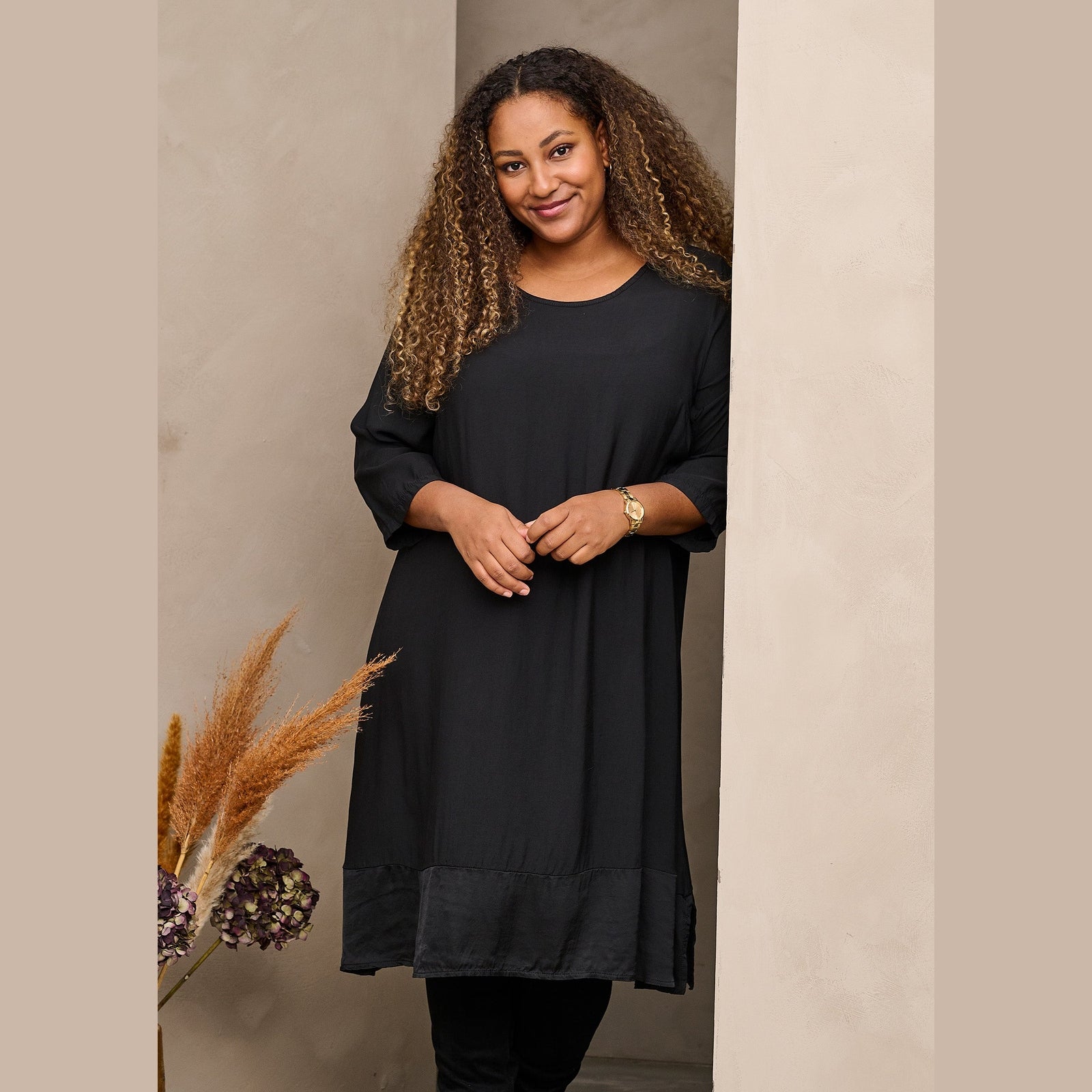 Pont Neuf PNSasa Tea Kjoler 9999 BLACK