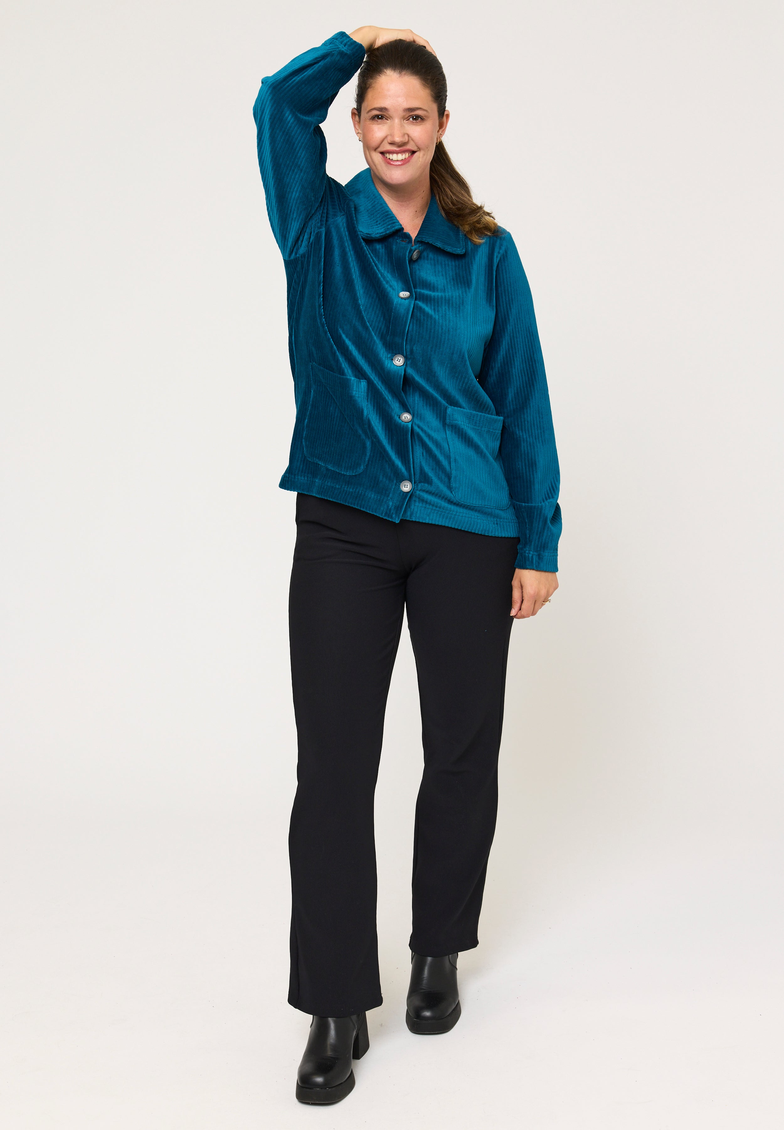 Pont Neuf PNSenna Jakker 5052 Petrol Blue