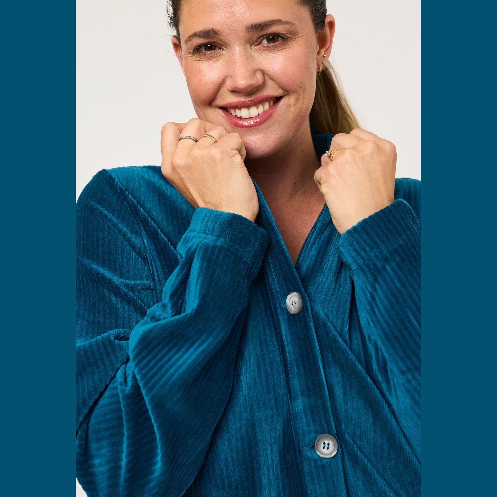 Pont Neuf PNSenna Jakker 5052 Petrol Blue