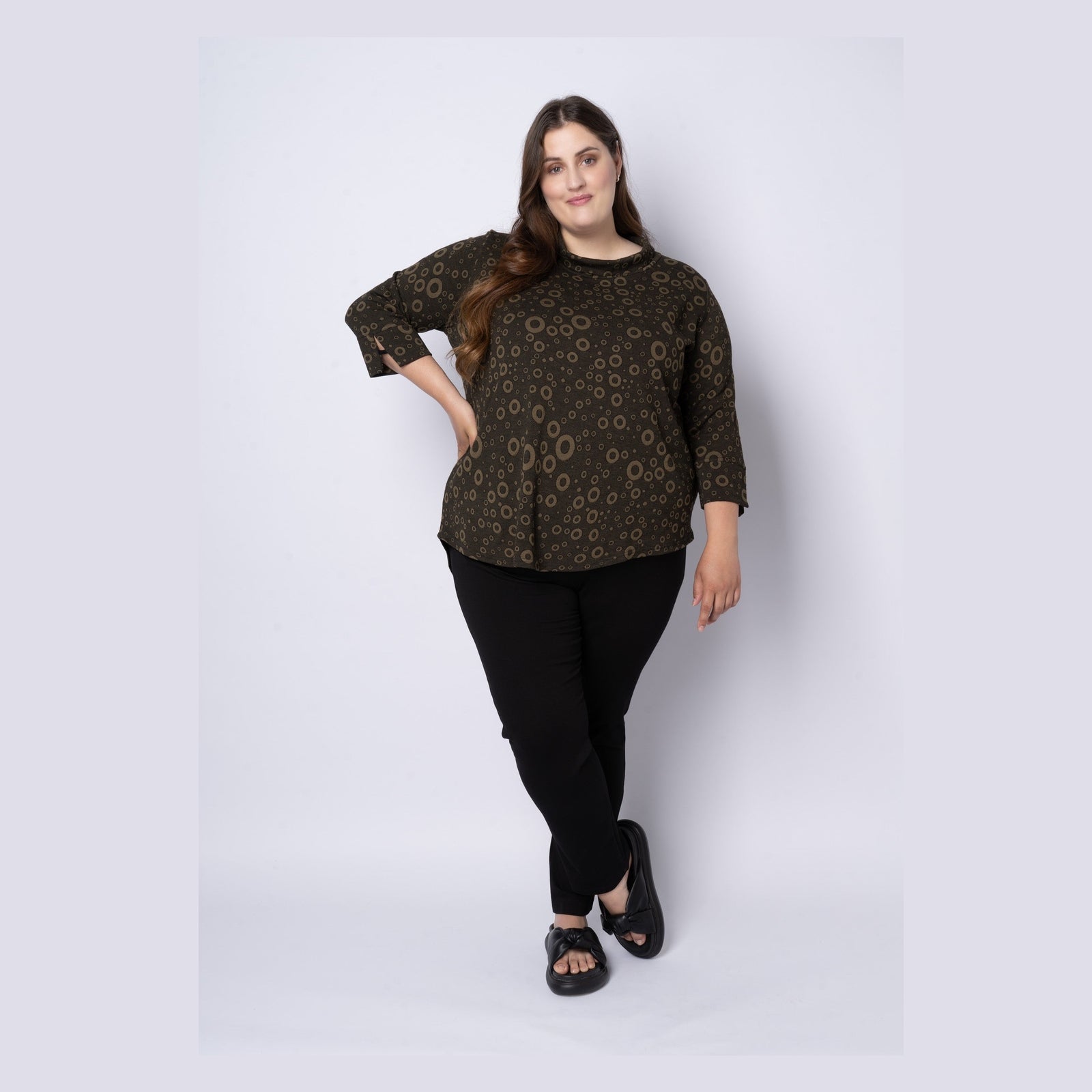 Pont Neuf PNSteffi Bluser 648 Dusty Olive