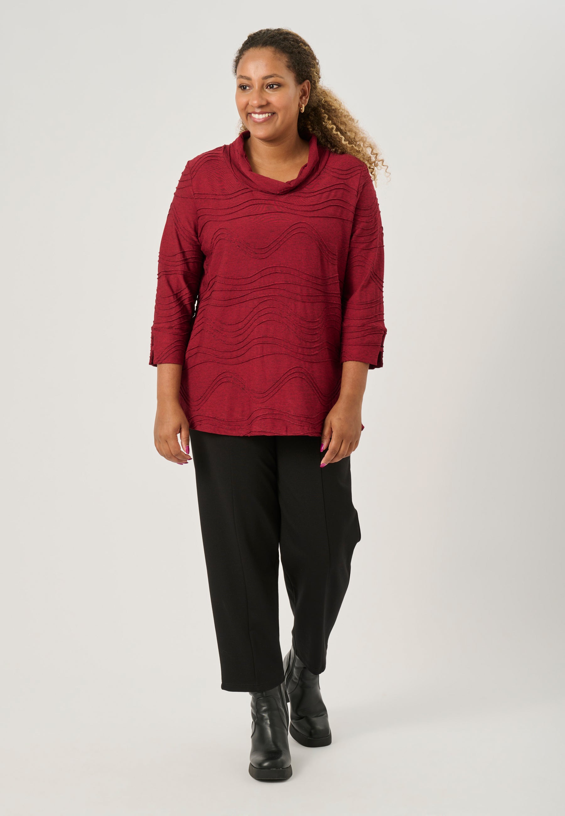 Pont Neuf PNSteffi Bluser 2354 Warm Red