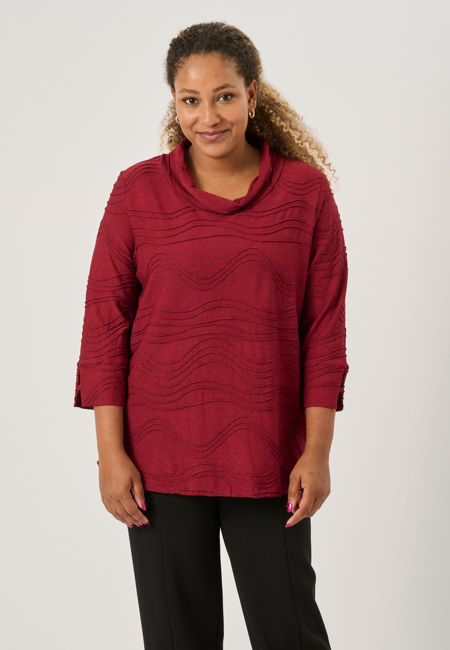 Pont Neuf PNSteffi Bluser 2354 Warm Red