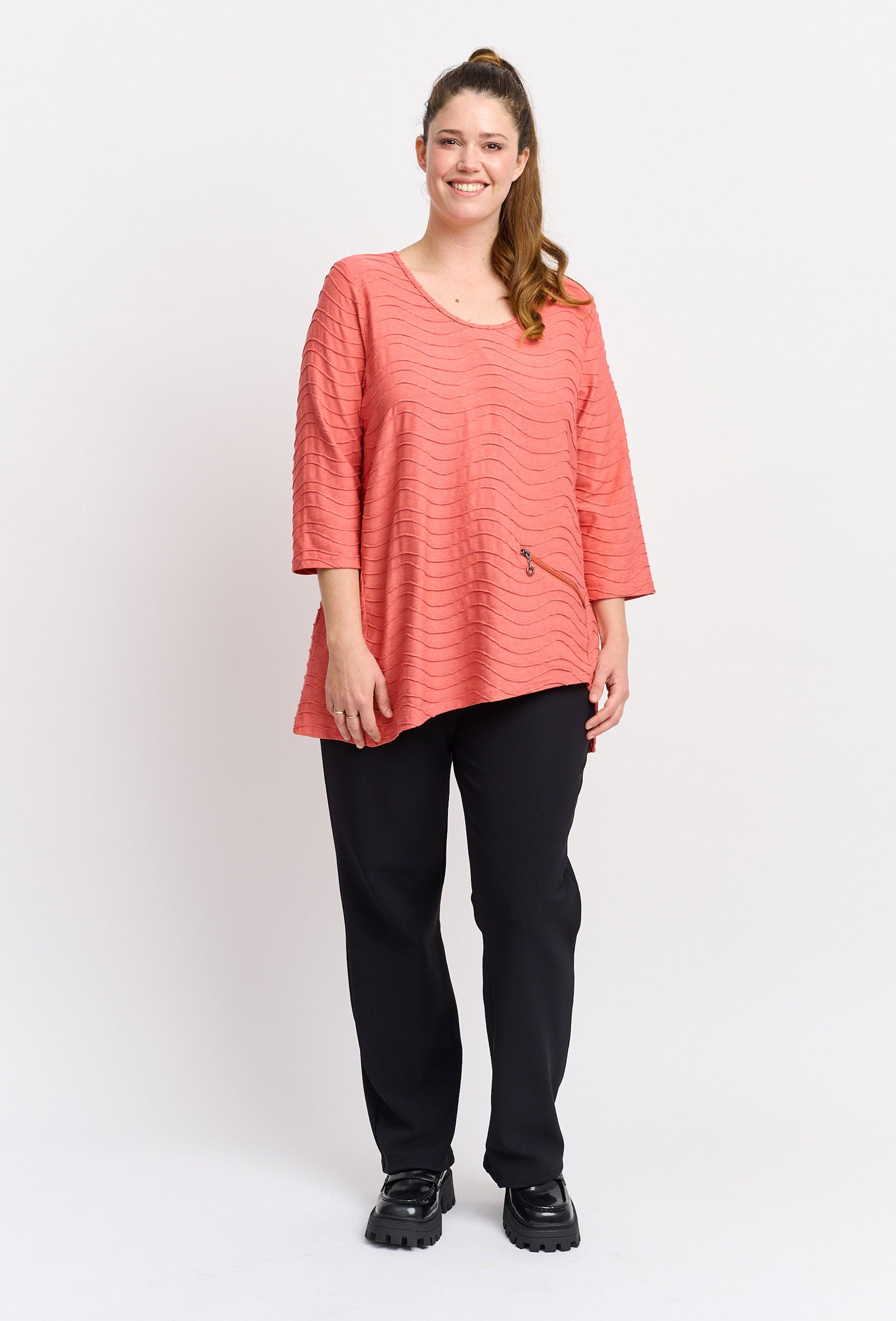 Pont Neuf PNTabia Bluser 055 Coral red