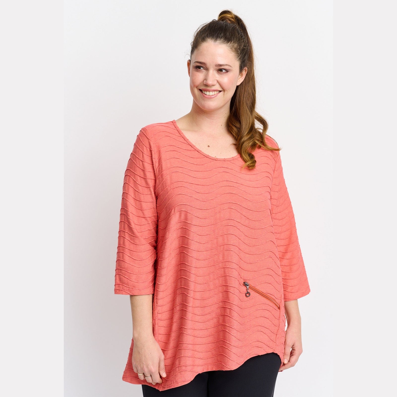 Pont Neuf PNTabia Bluser 055 Coral red