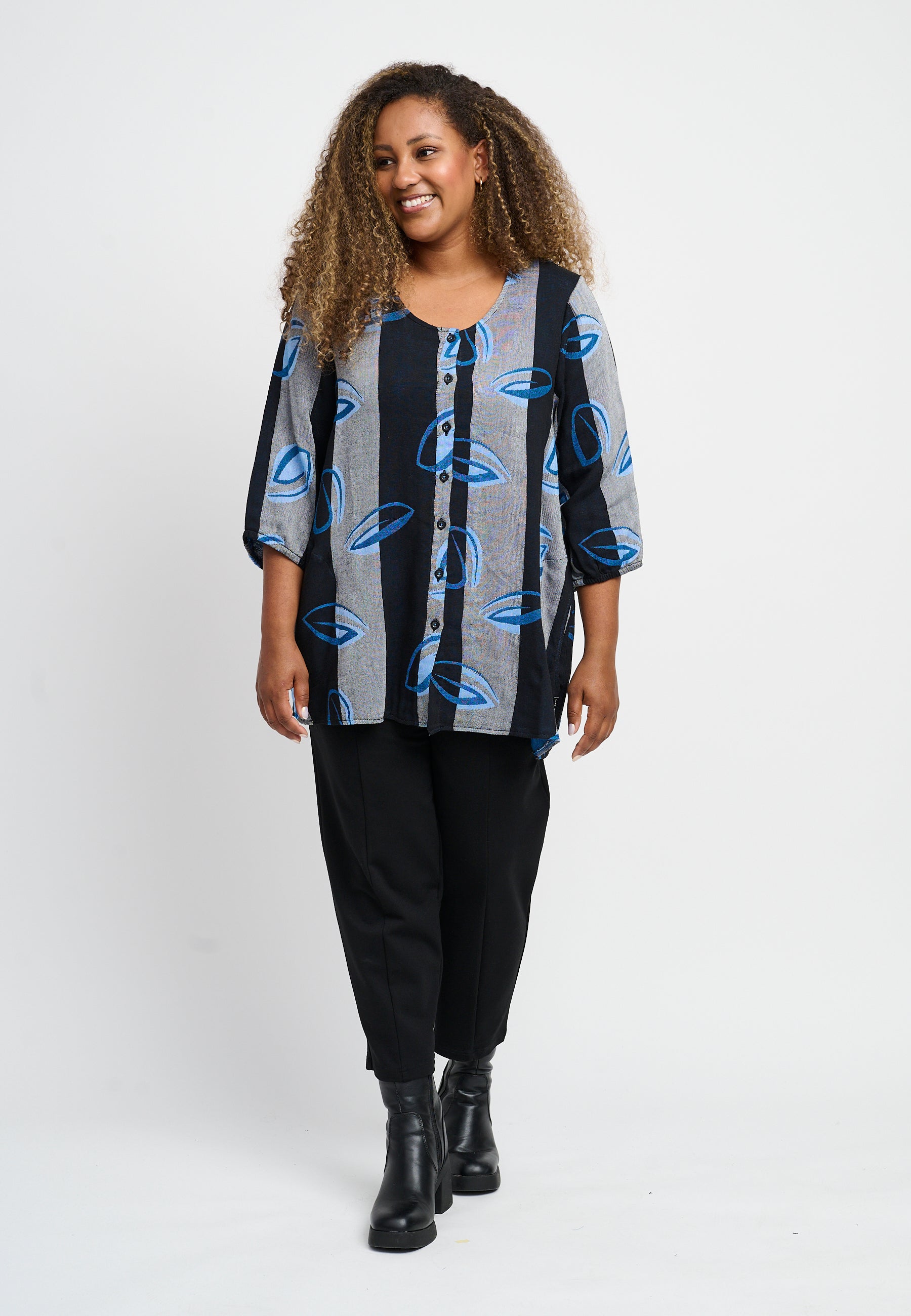 Pont Neuf PNThorid Bluser 5750 sapphire blue