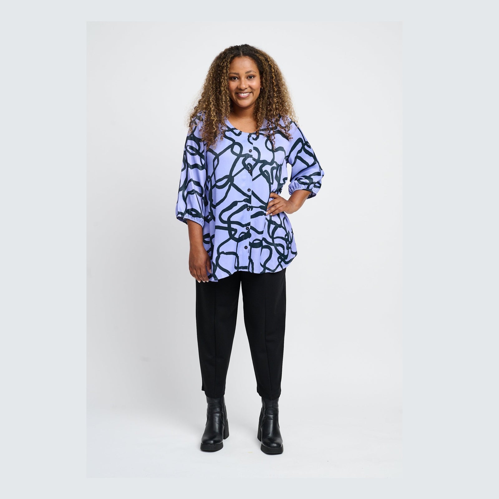 Pont Neuf PNThorid Bluser 5280 Ice Blue