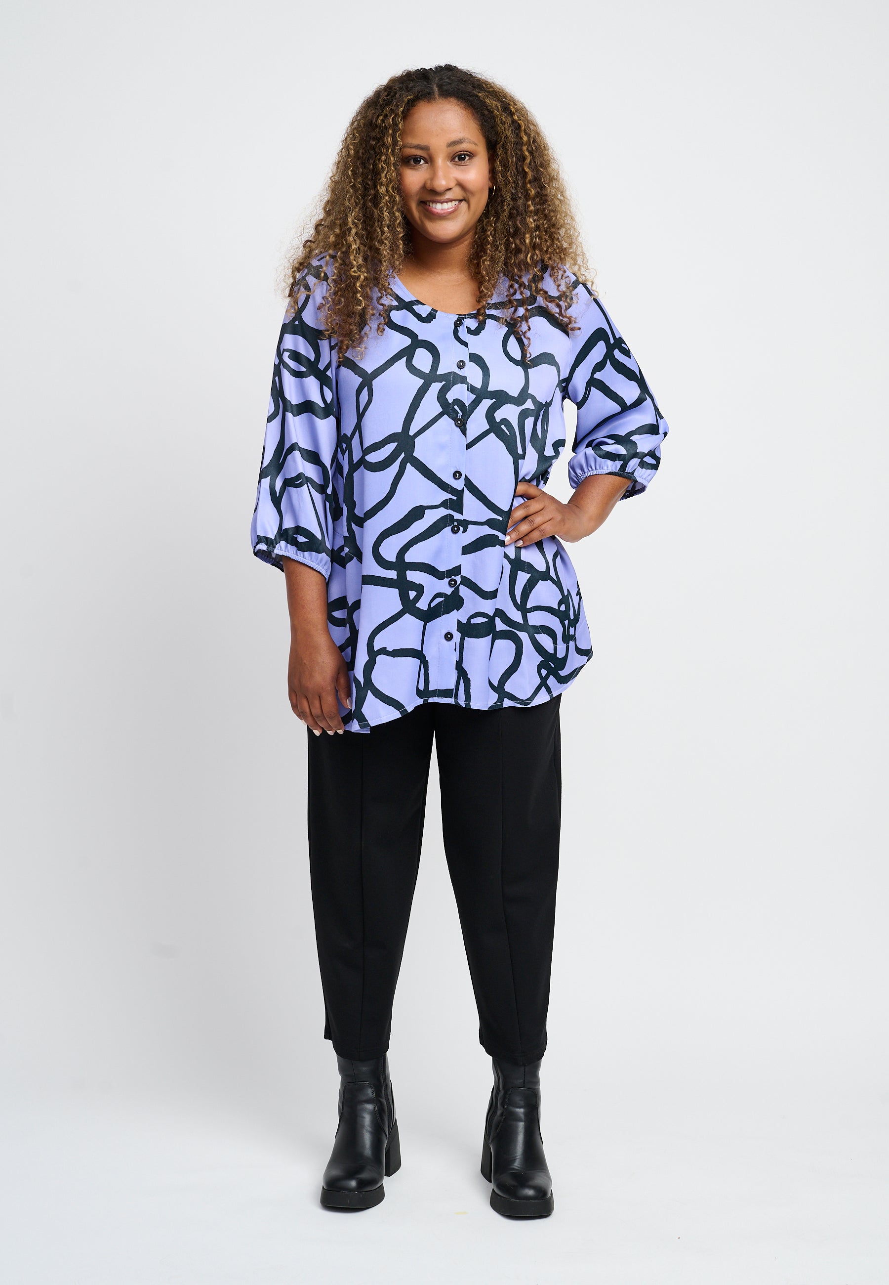 Pont Neuf PNThorid Bluser 5280 Ice Blue