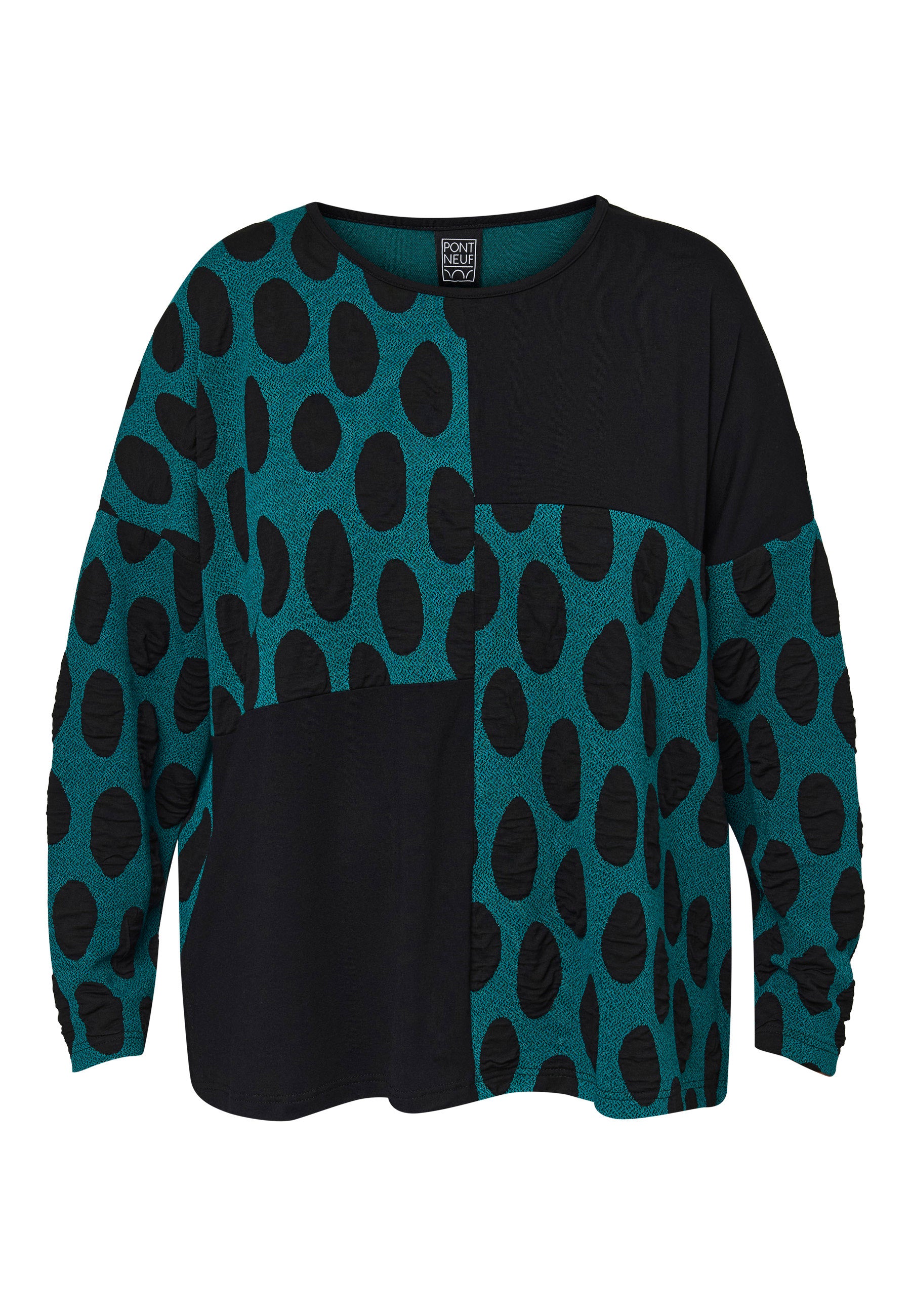 Pont Neuf PNTroja Bluser 5052 Petrol Blue