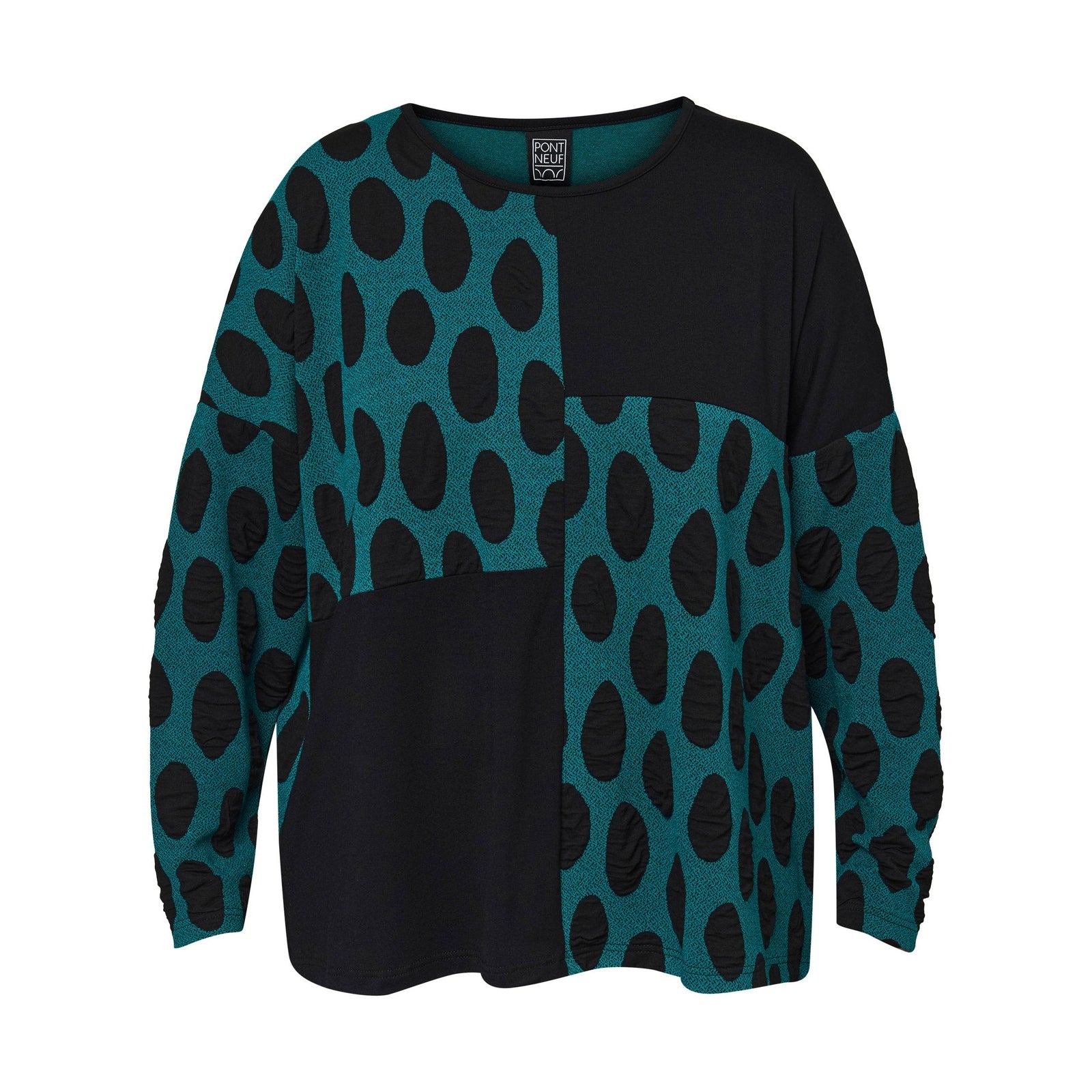 Pont Neuf PNTroja Bluser 5052 Petrol Blue
