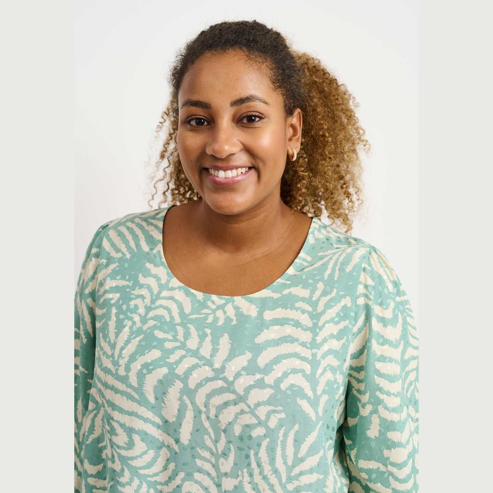 Pont Neuf PNTrud Bluser 3506 Khaki Green
