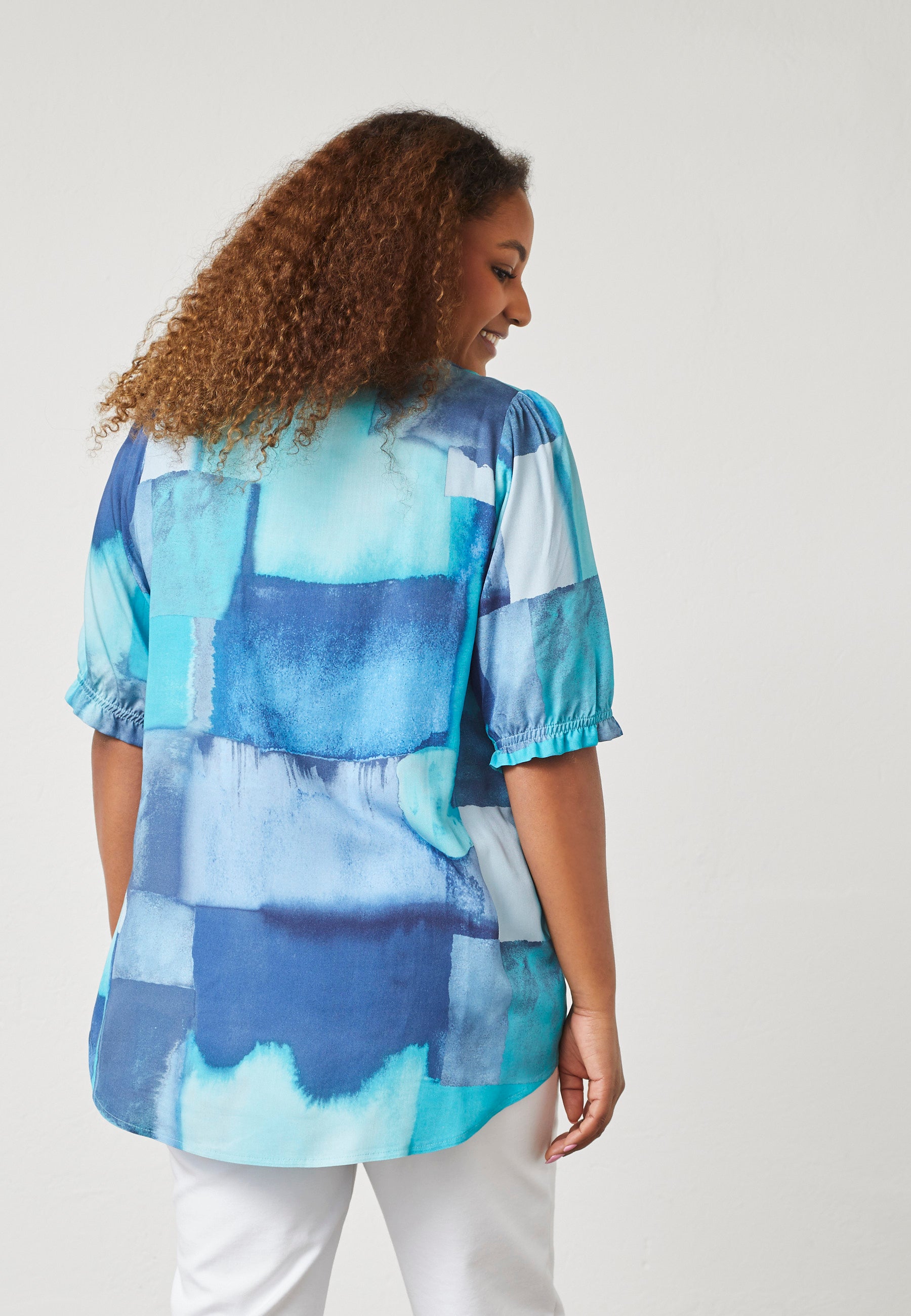 Pont Neuf PNTudi Bluser 5340 Ocean blue