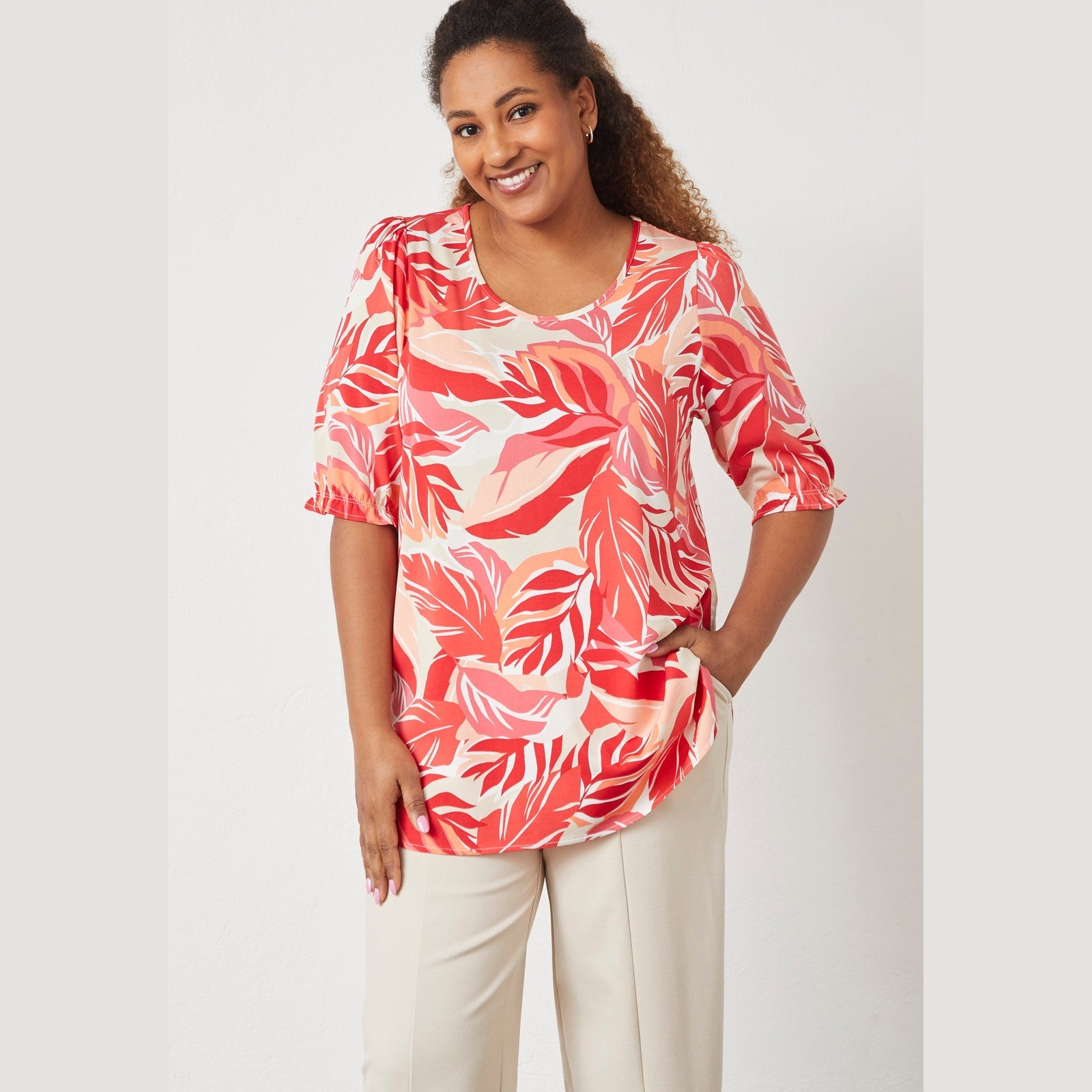 Pont Neuf PNTudi Bluser 2451 Rose Red