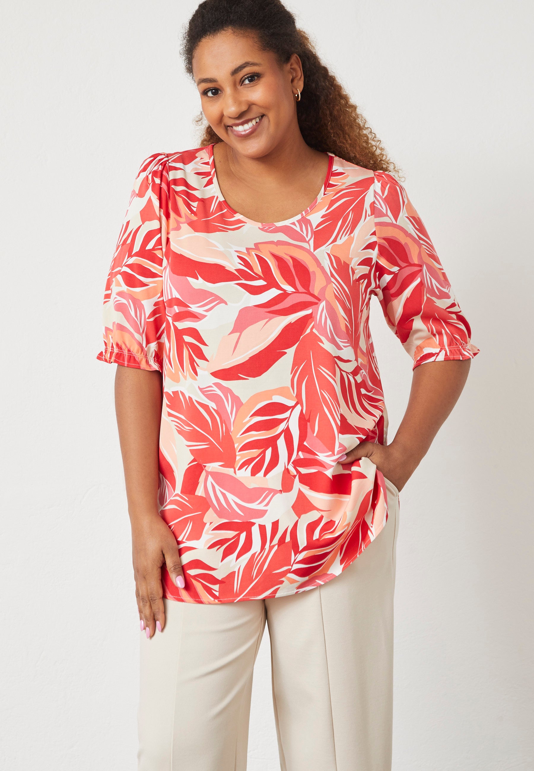 Pont Neuf PNTudi Bluser 2451 Rose Red