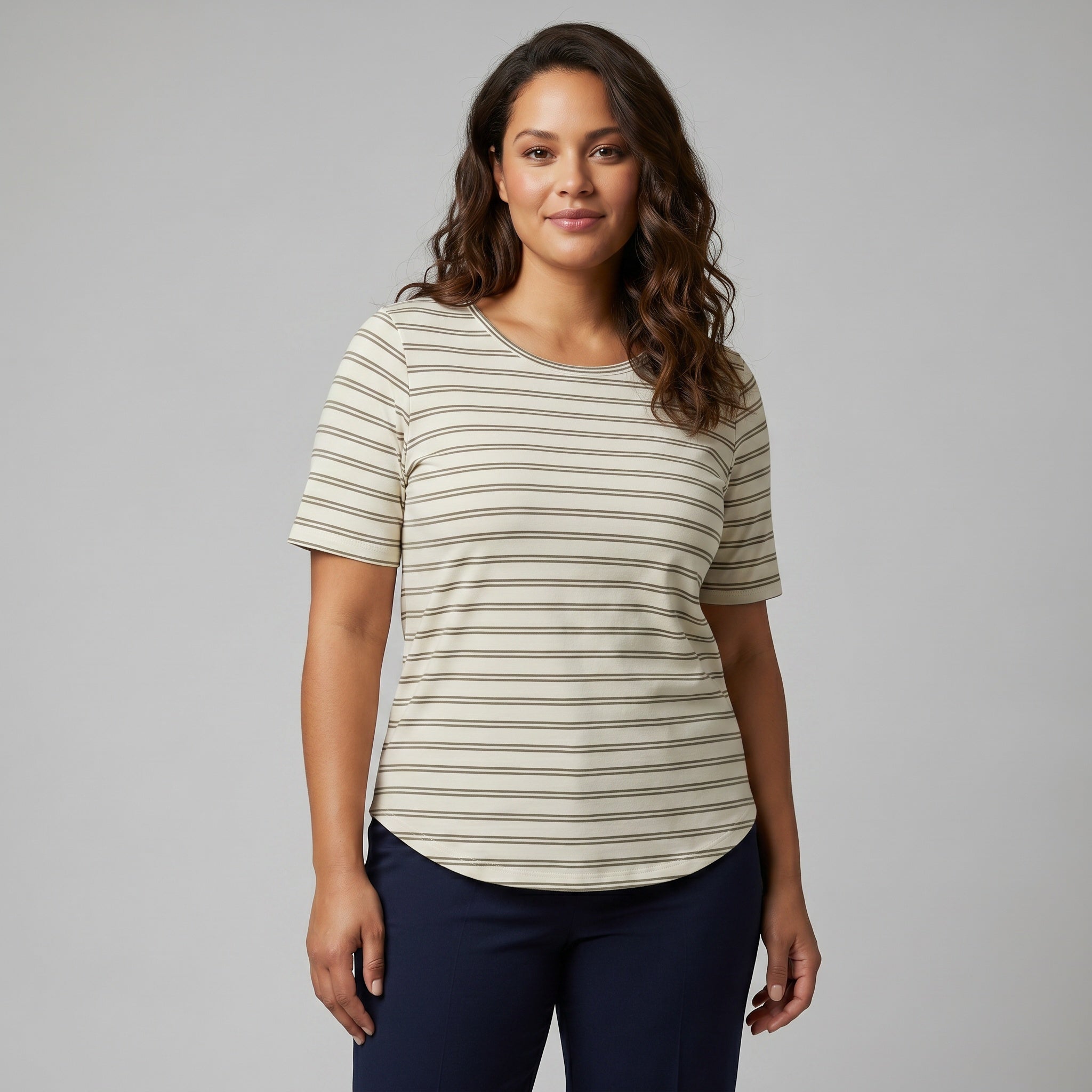Pont Neuf PNTulla T-Shirt 3506 Khaki Green