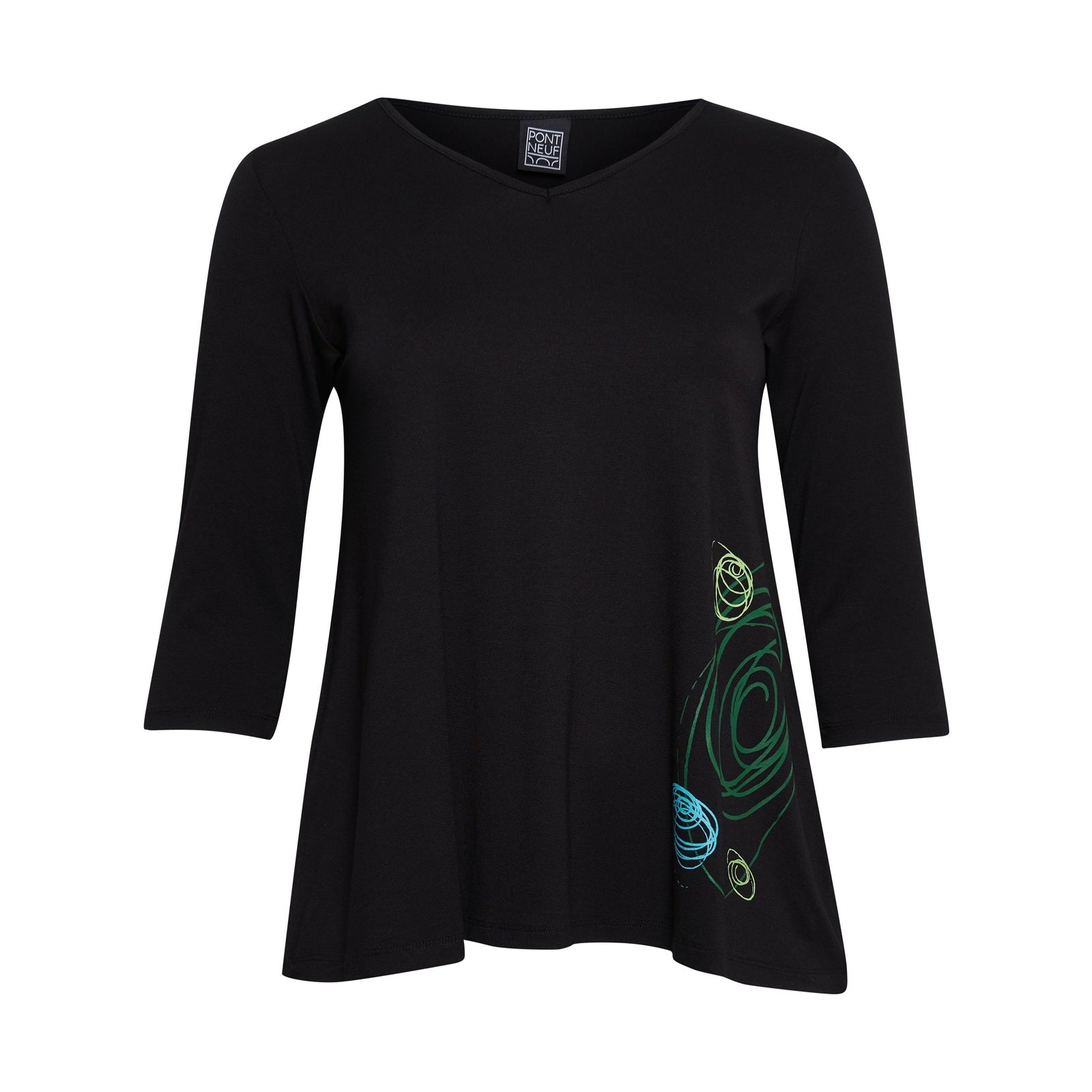 Pont Neuf PNTulle Bluser 074 Bottle Green