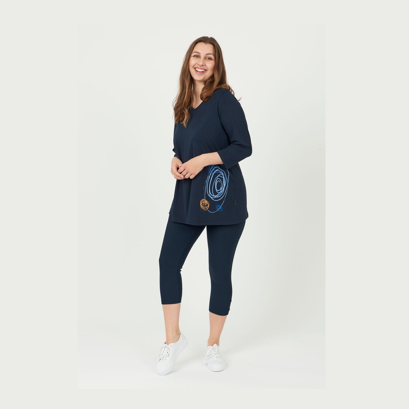 Pont Neuf PNTulle Bluser 520 Navy