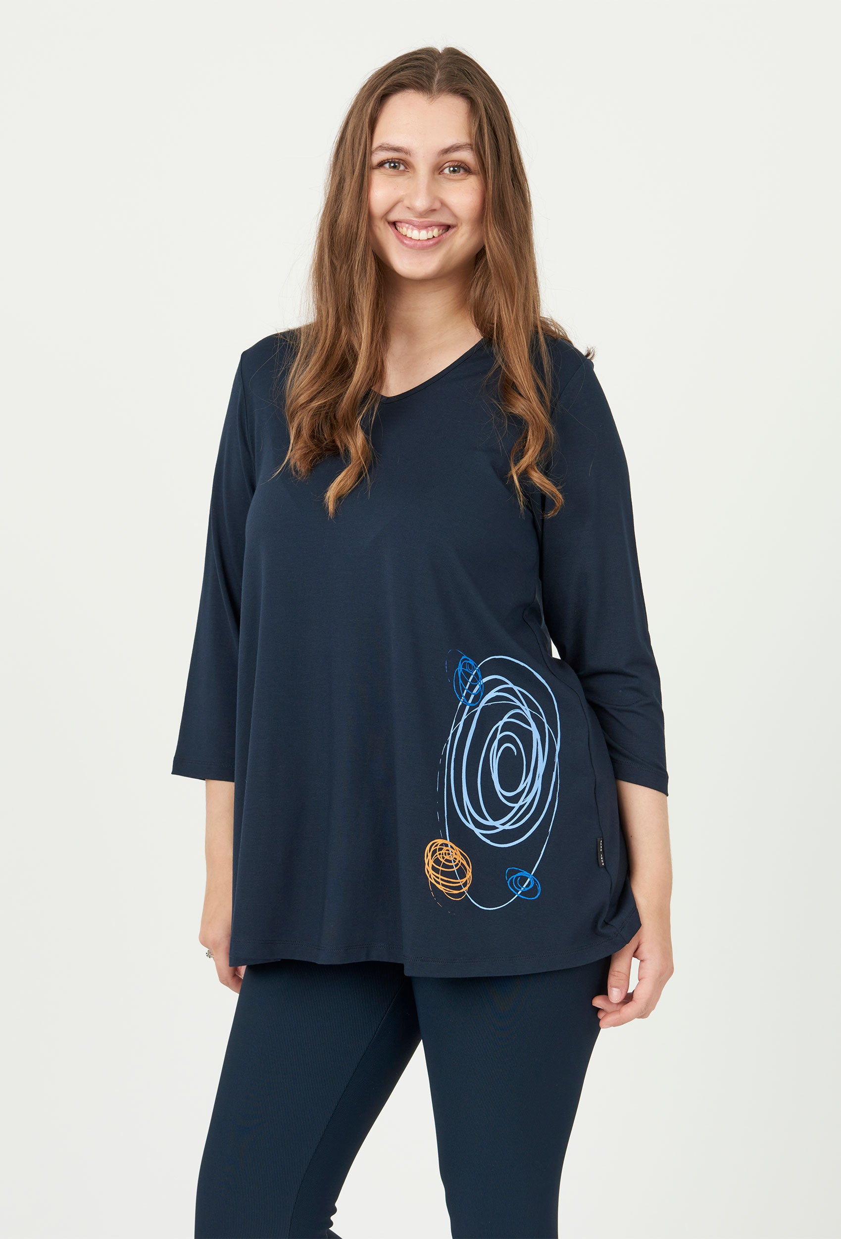 Pont Neuf PNTulle Bluser 520 Navy