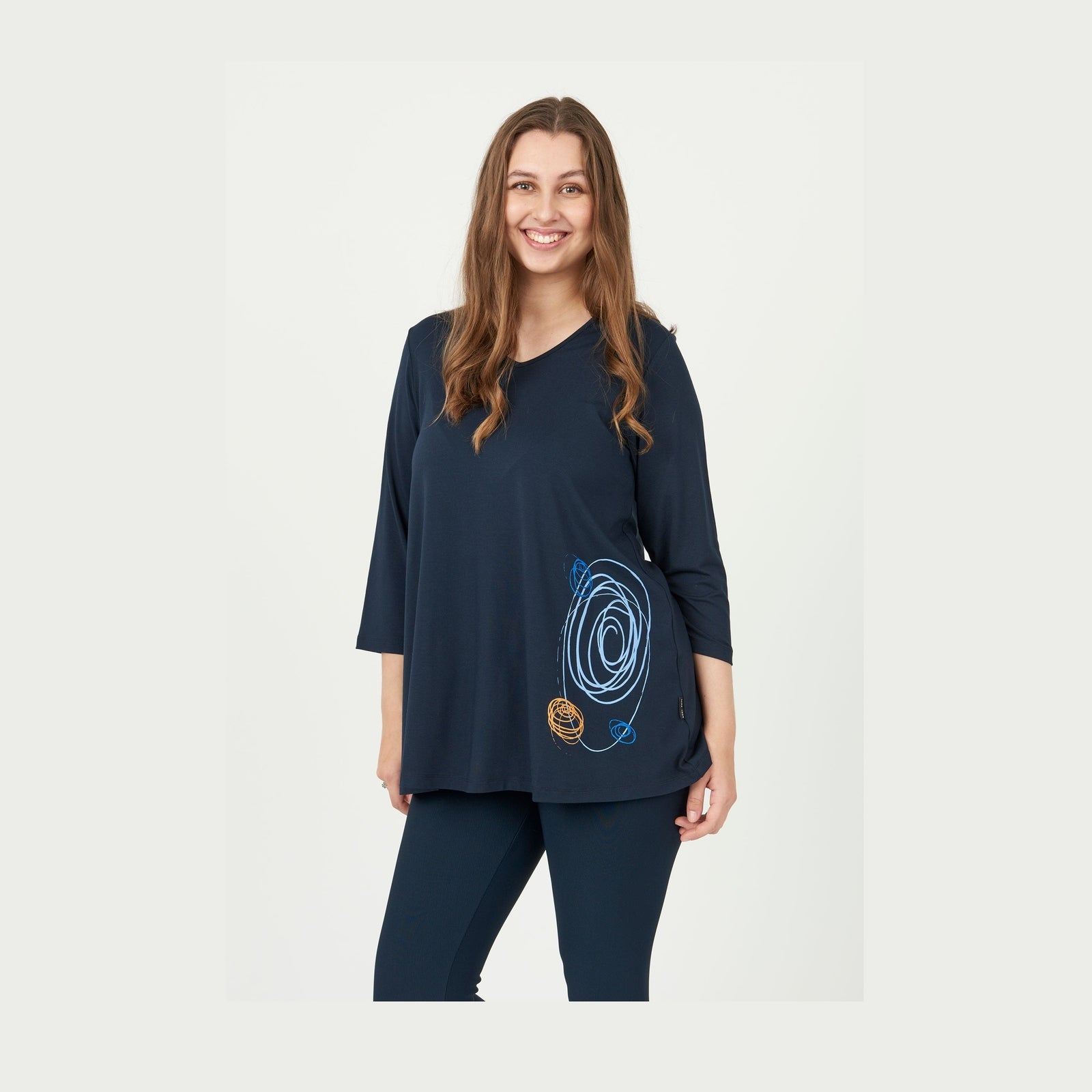 Pont Neuf PNTulle Bluser 520 Navy