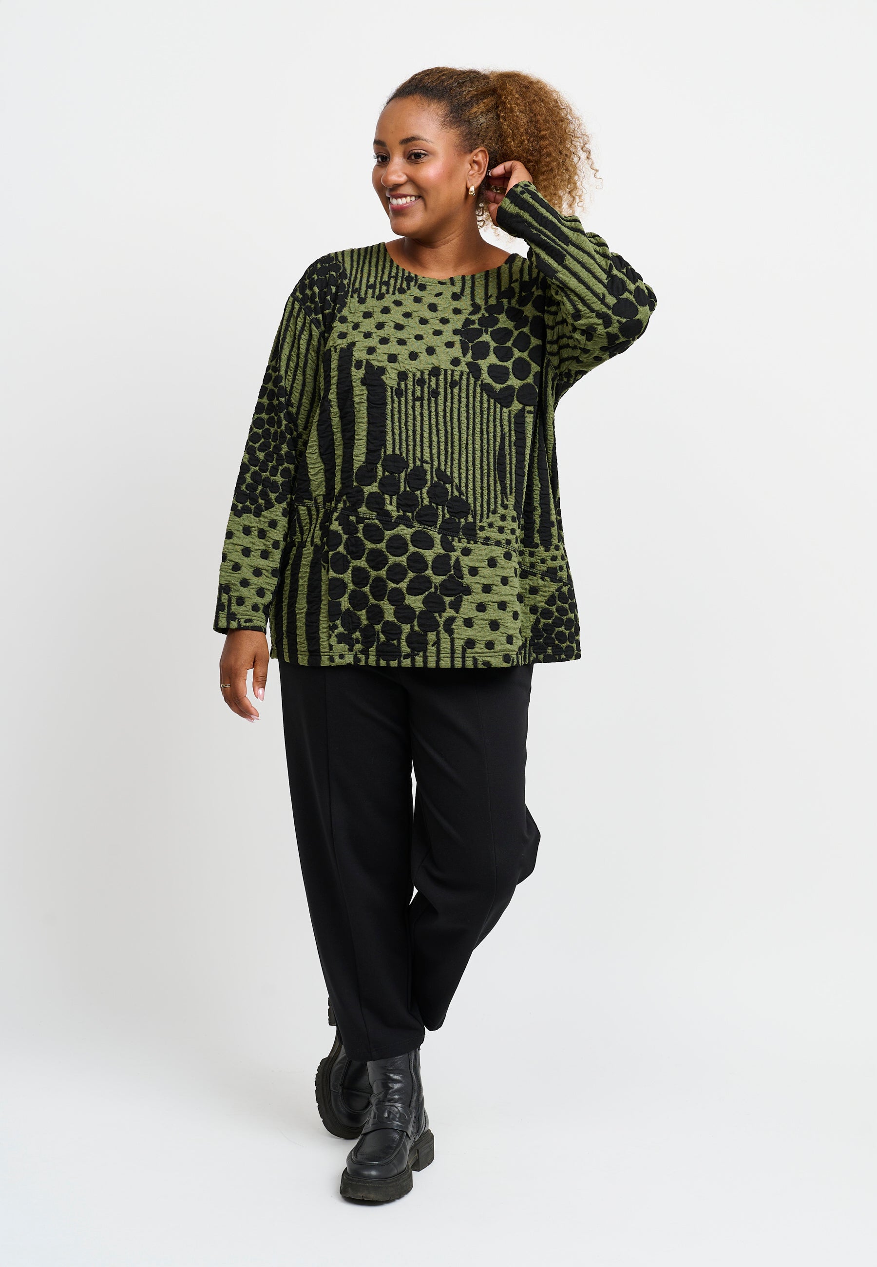 Pont Neuf PNValina Bluser 3620 Forest Green