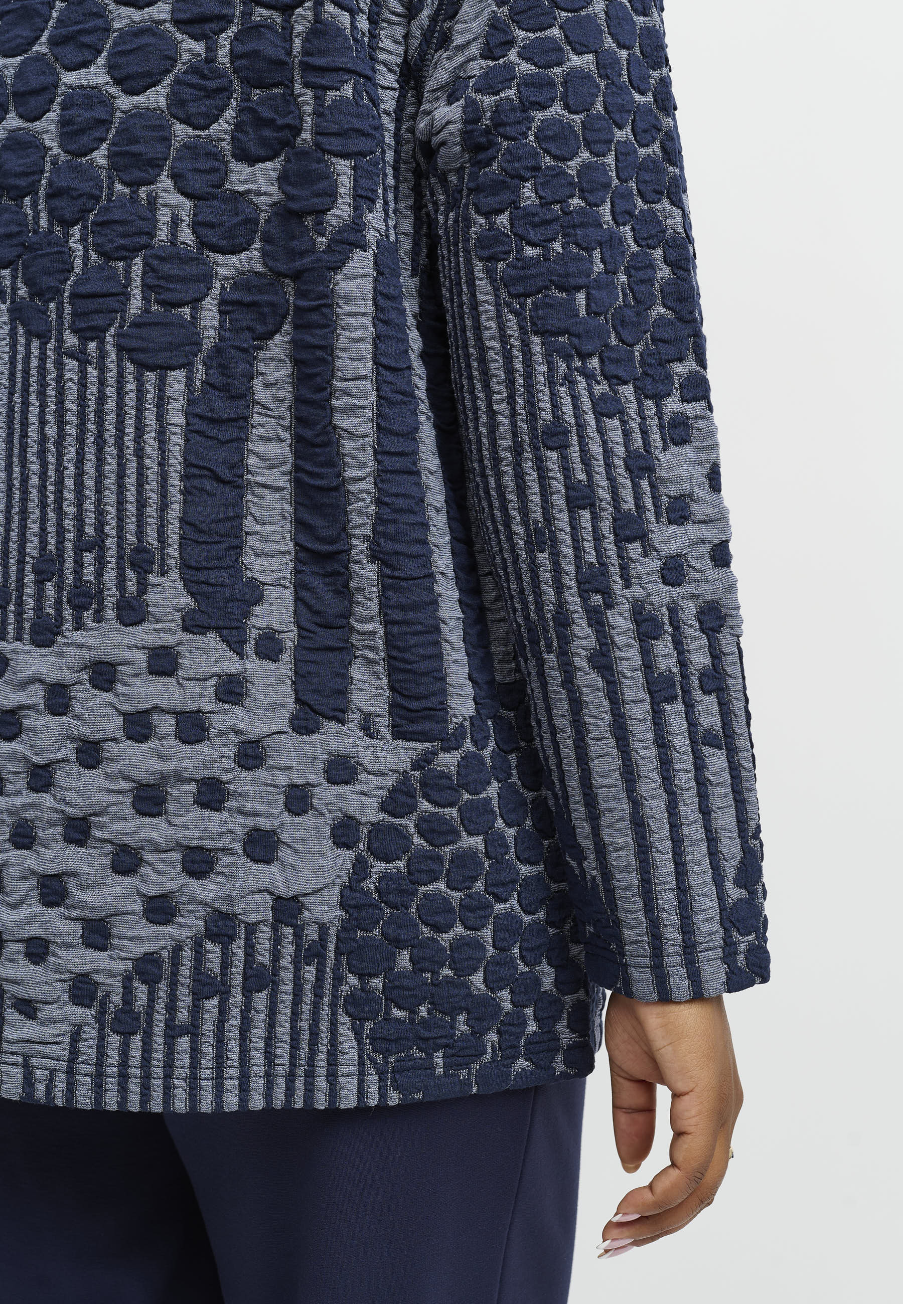 Pont Neuf PNValina Bluser 5555 Steel Blue