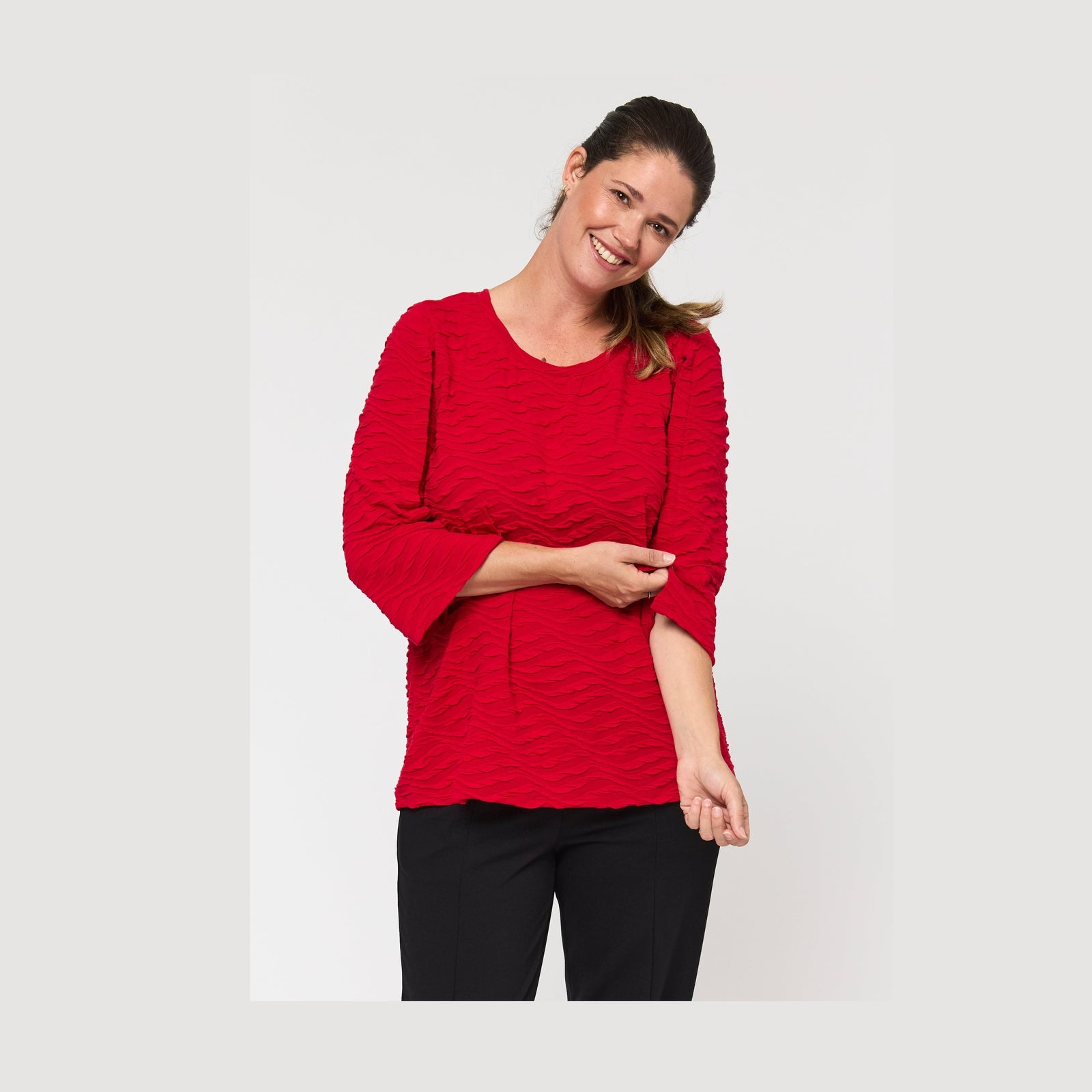 Pont Neuf PNVilla Bluser 2600 Deep Red