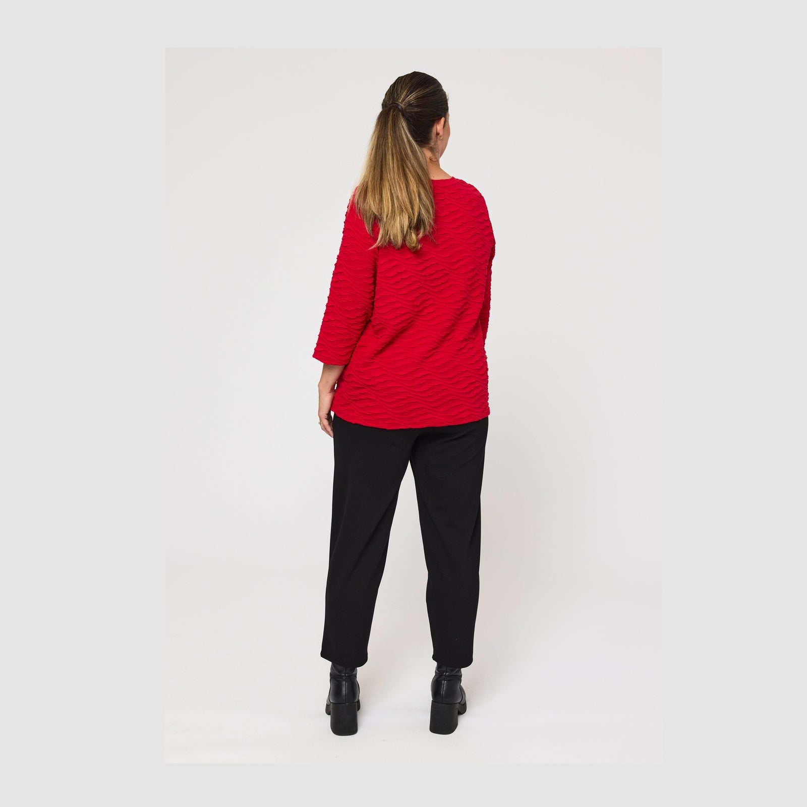 Pont Neuf PNVilla Bluser 2600 Deep Red