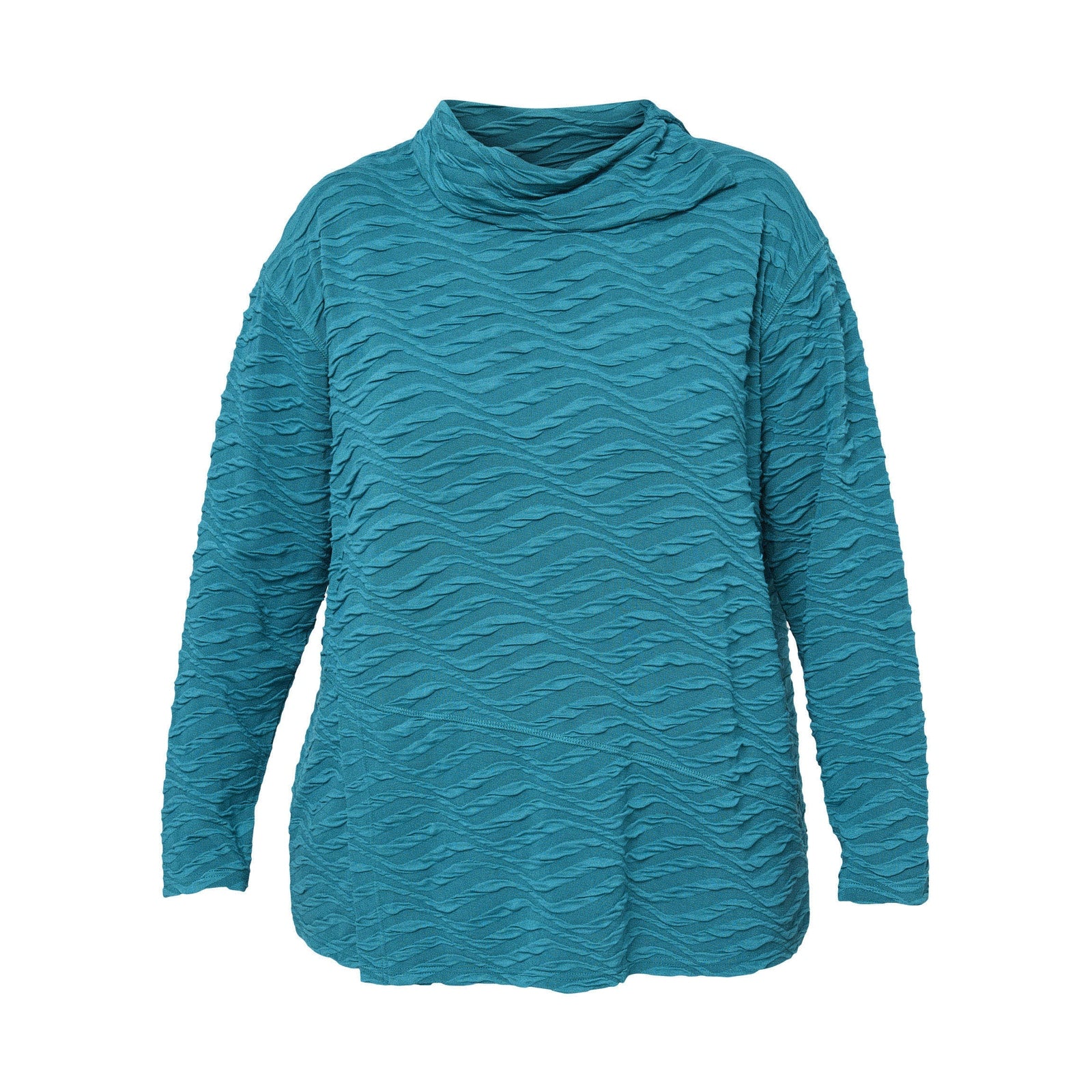 Pont Neuf PNVinca Bluser 5052 Petrol Blue