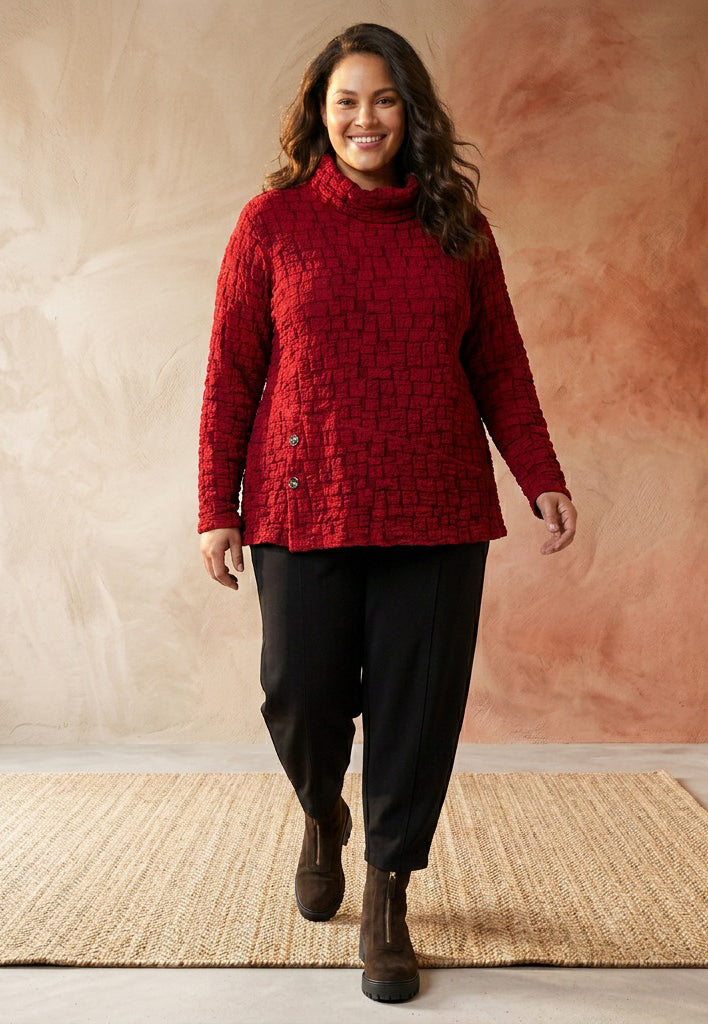 Pont Neuf PNVinca Bluser 2490 Persian Red
