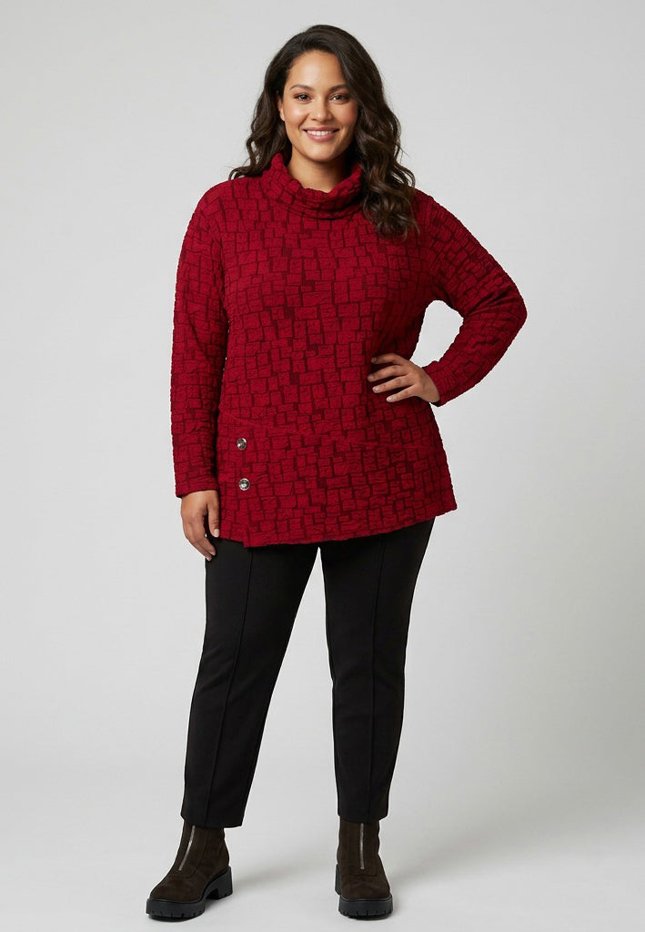Pont Neuf PNVinca Bluser 2490 Persian Red