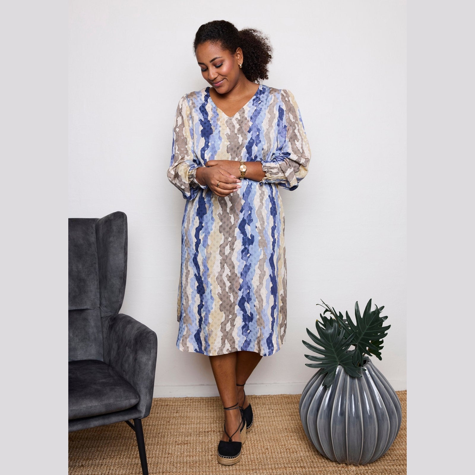 Pont Neuf PNViva Kjoler 5275 Denim blue