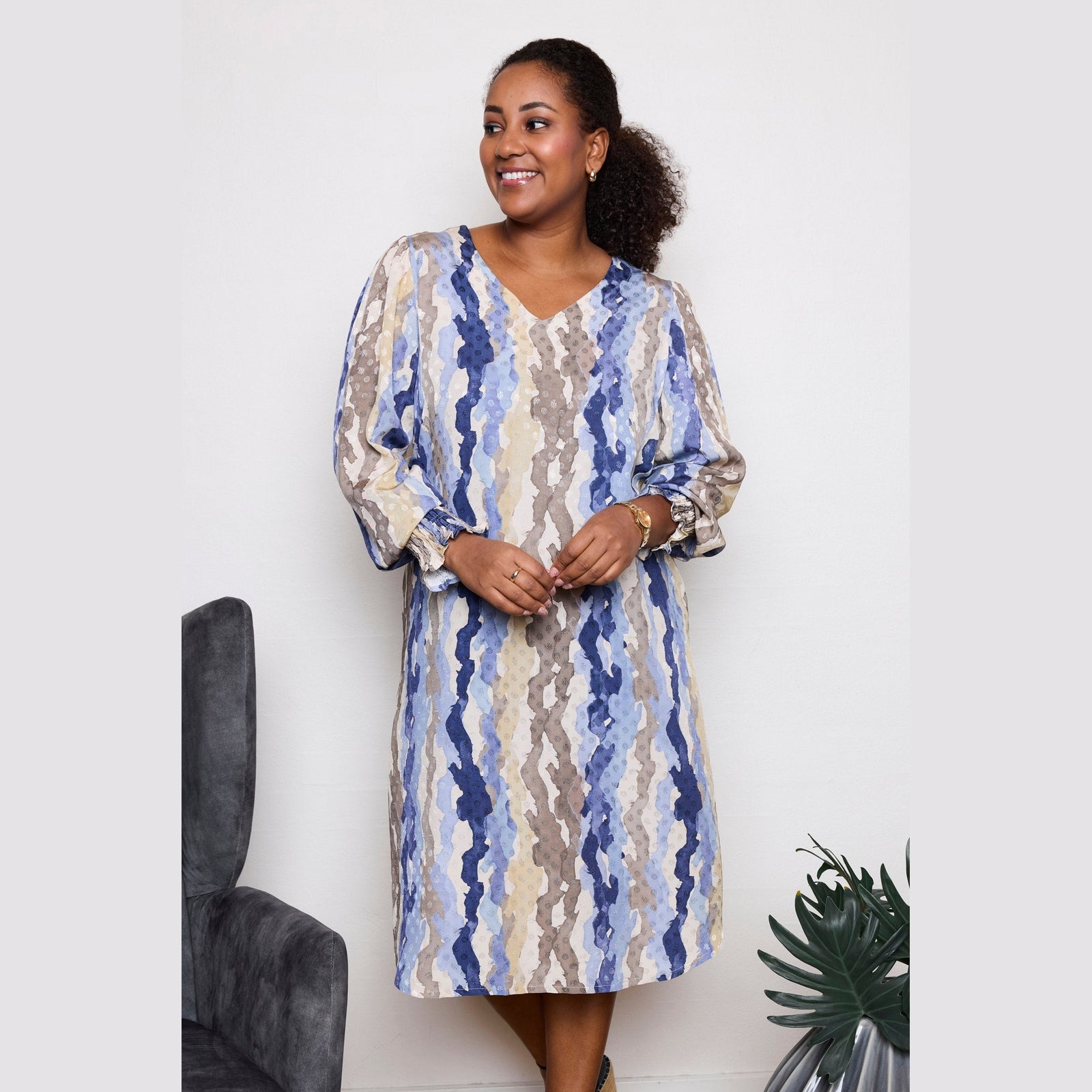 Pont Neuf PNViva Kjoler 5275 Denim blue