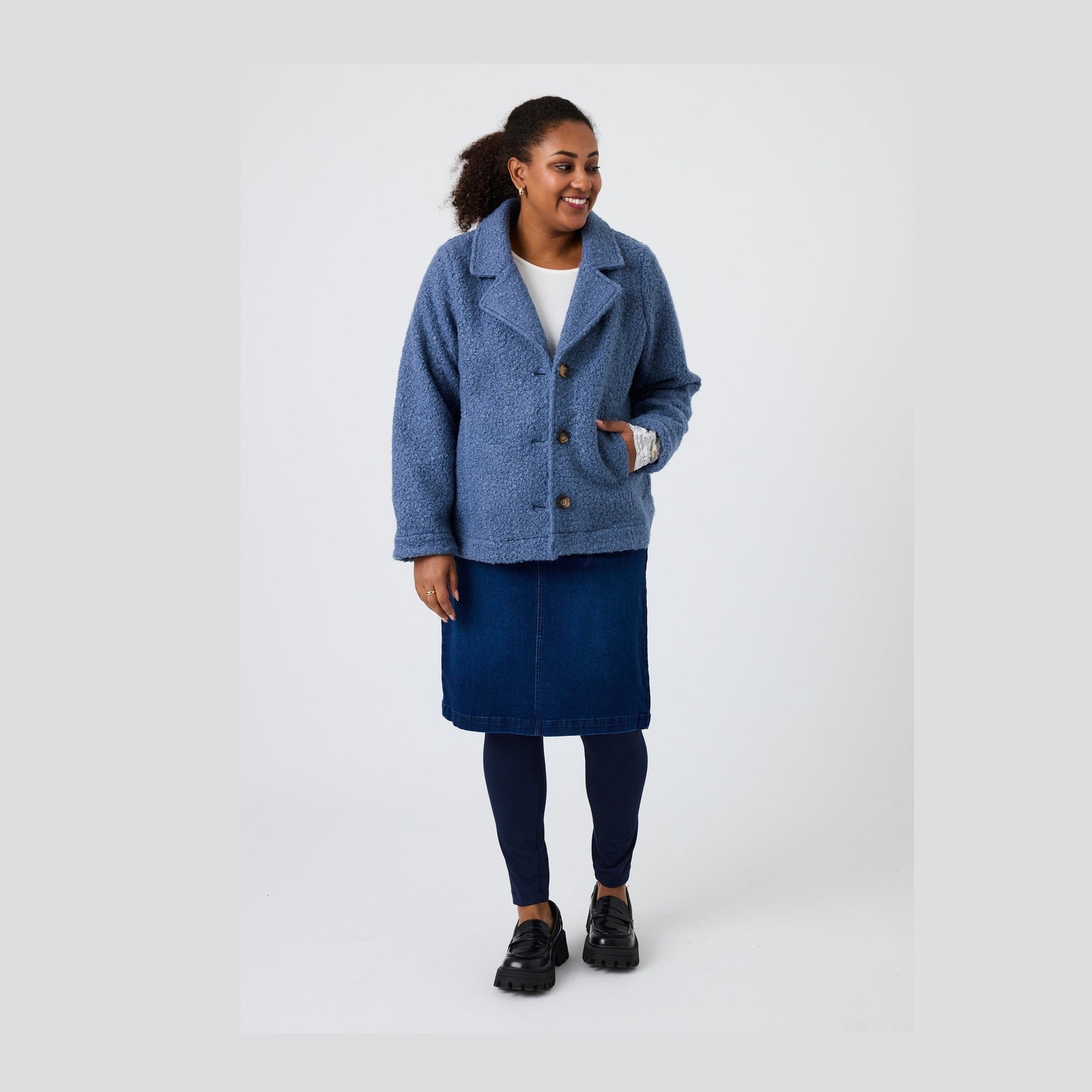 Pont Neuf PNWindy Jakker 5501 DENIM BLUE