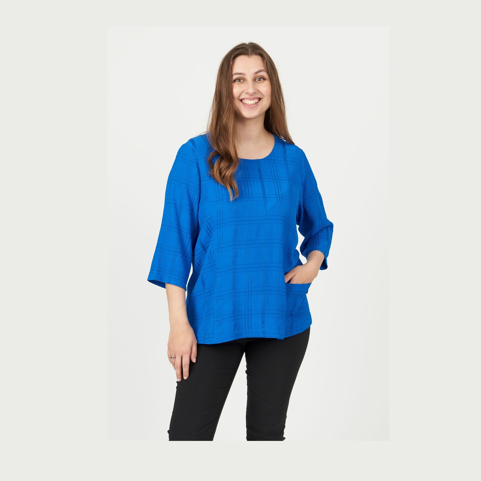 Pont Neuf PNYade Bluser 494 Medium Blue