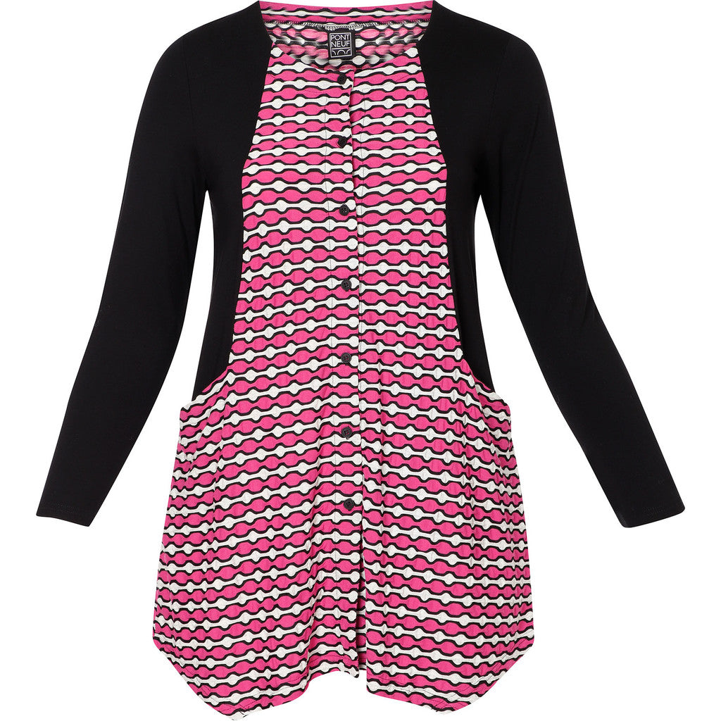 Pont Neuf PNZiz Cardigan 450 Dark Pink