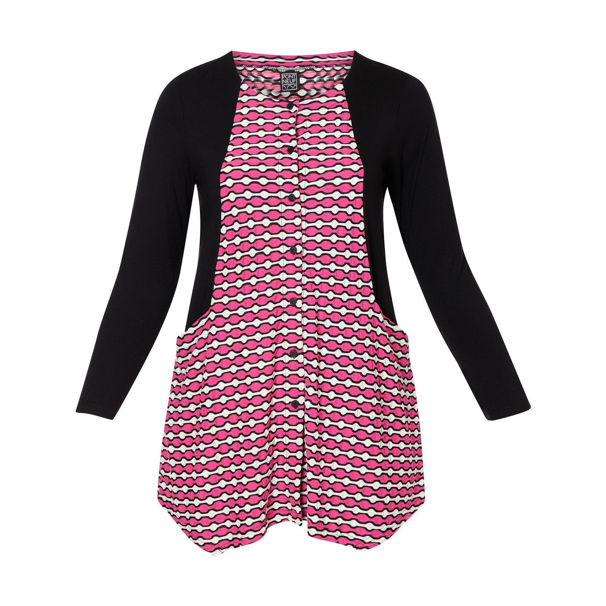 Pont Neuf PNZiz Cardigan 450 Dark Pink