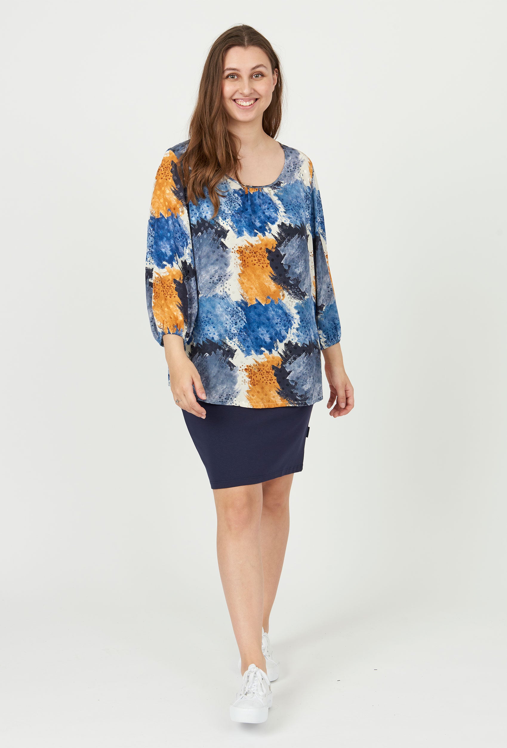 Pont Neuf PNZorinna Bluser 520 Navy