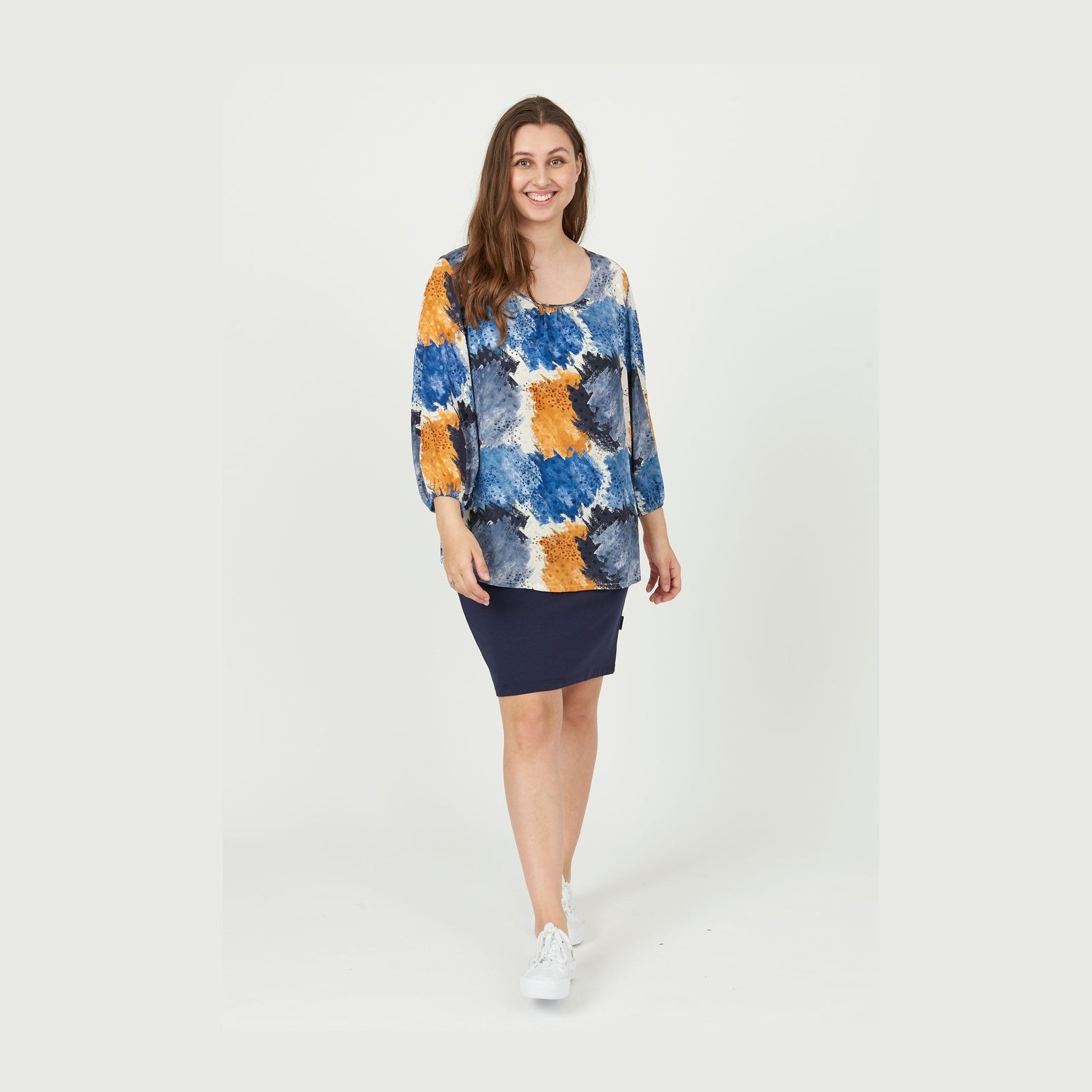 Pont Neuf PNZorinna Bluser 520 Navy