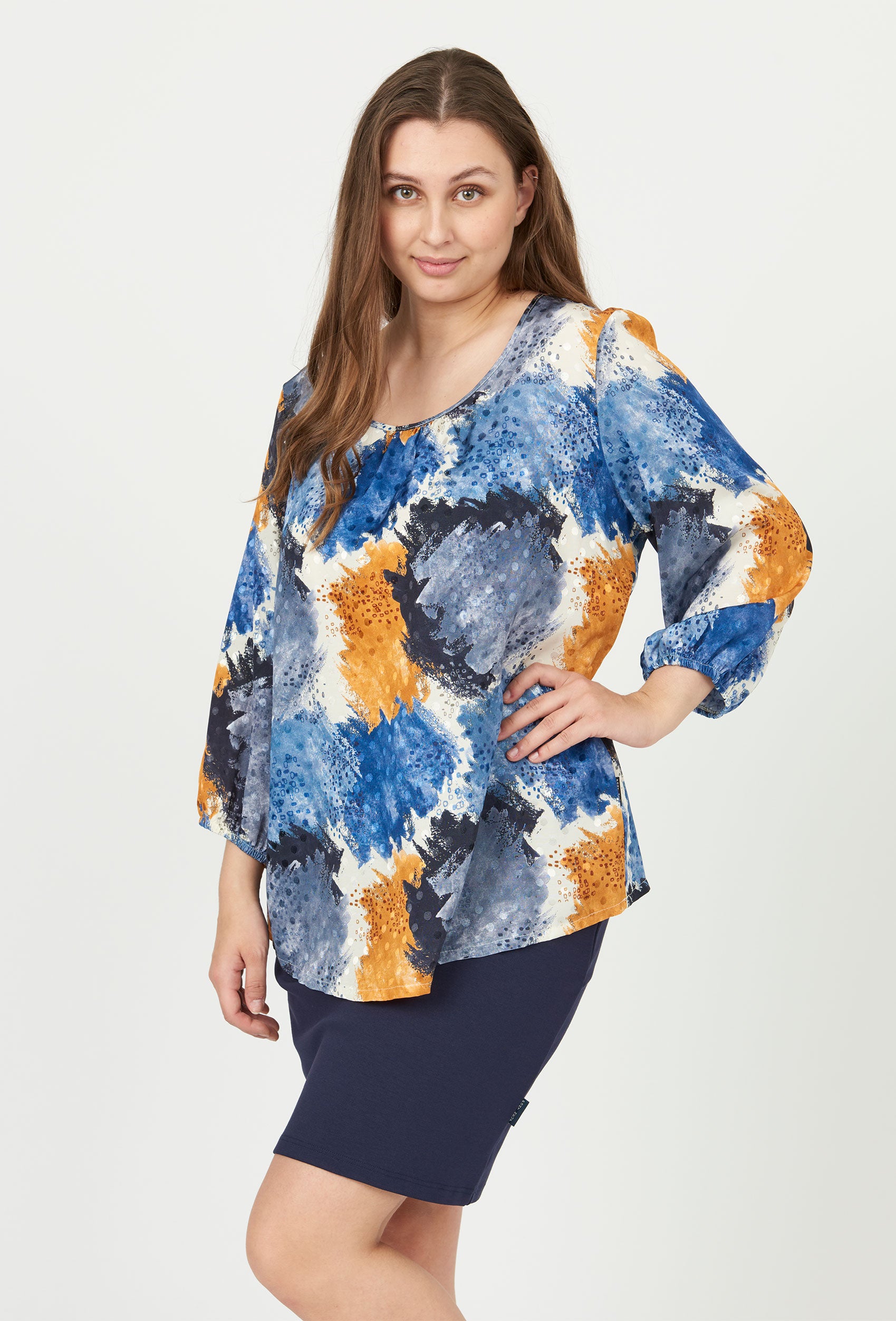 Pont Neuf PNZorinna Bluser 520 Navy