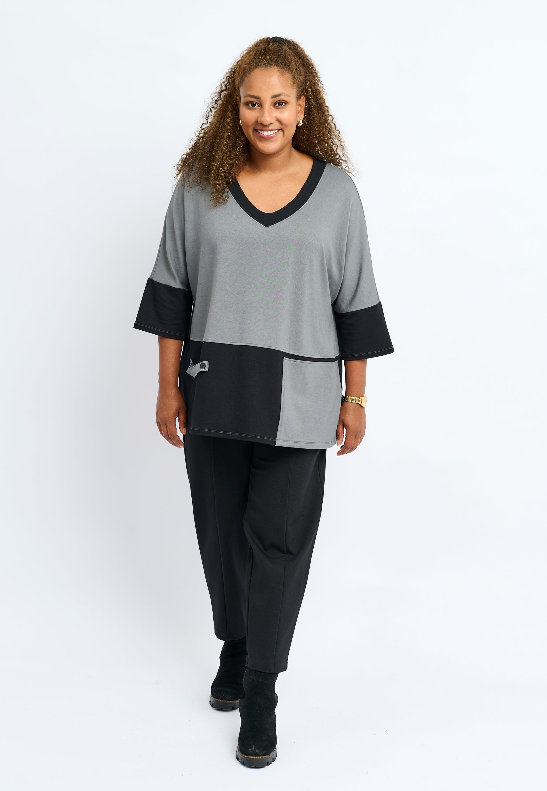 Pont Neuf PN Rahil Sweatshirt 3940 Steel Grey