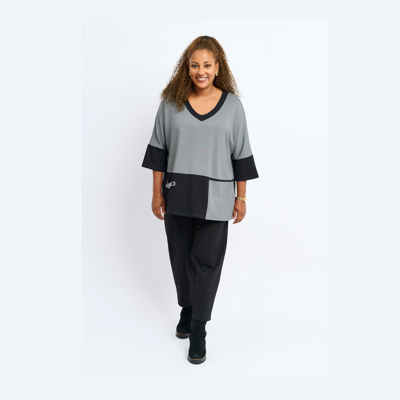 Pont Neuf PN Rahil Sweatshirt 3940 Steel Grey