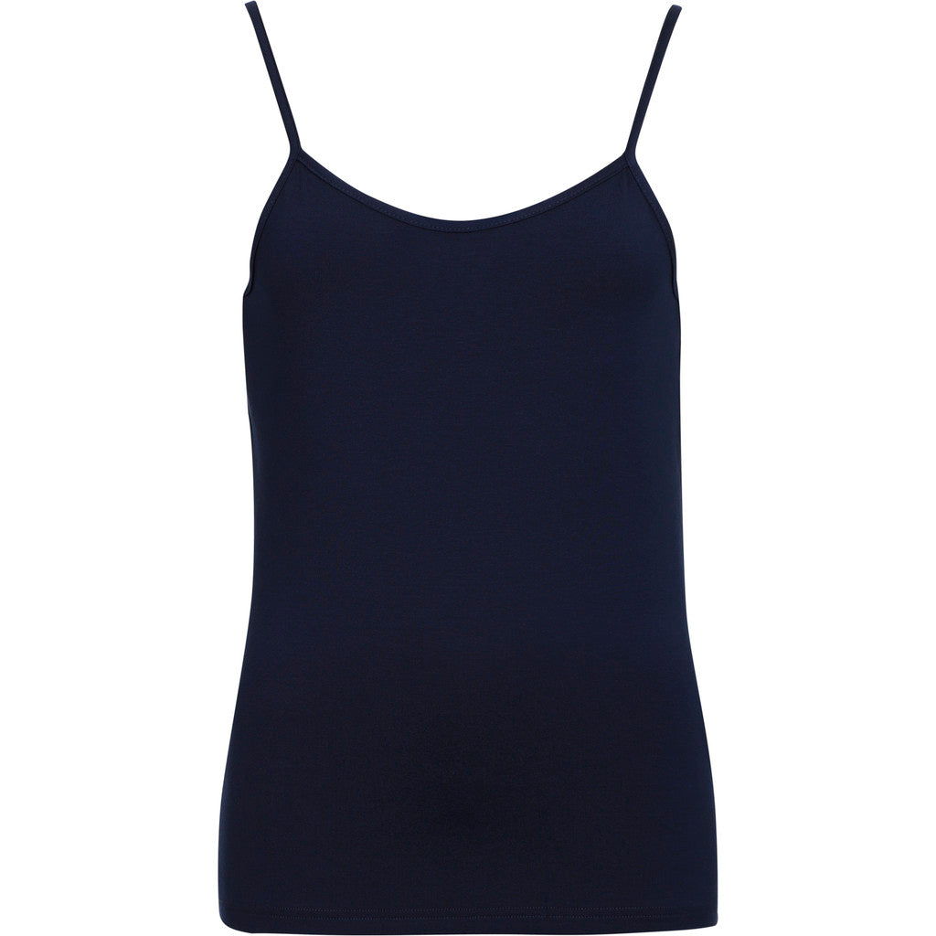 Marineblå basis stroptop