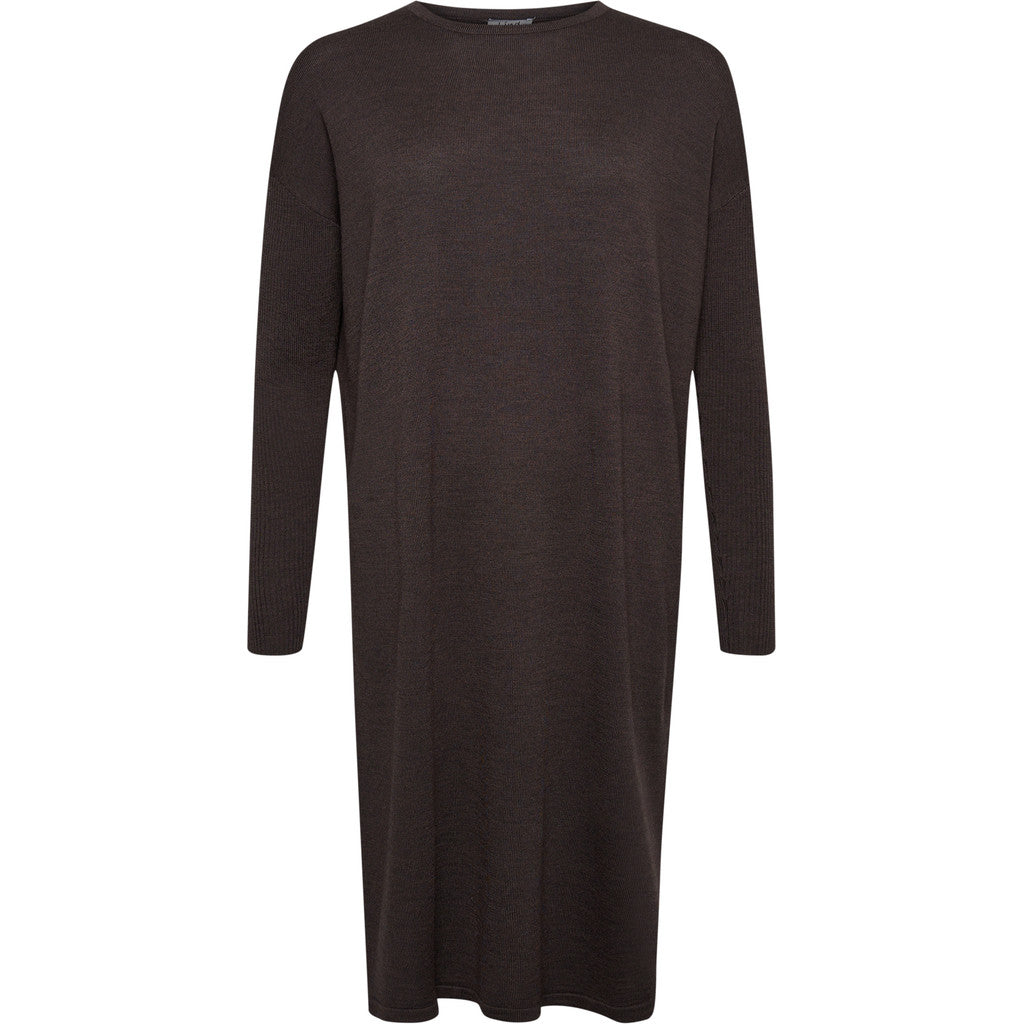 Lind Stella Knit Dress 55070 Brown Melange