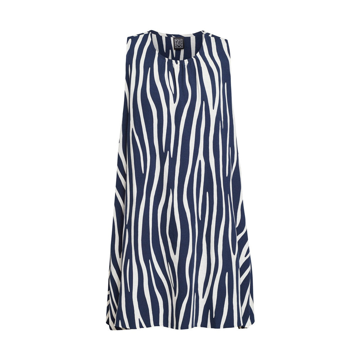 PNCharoline Blåmønstret kjole